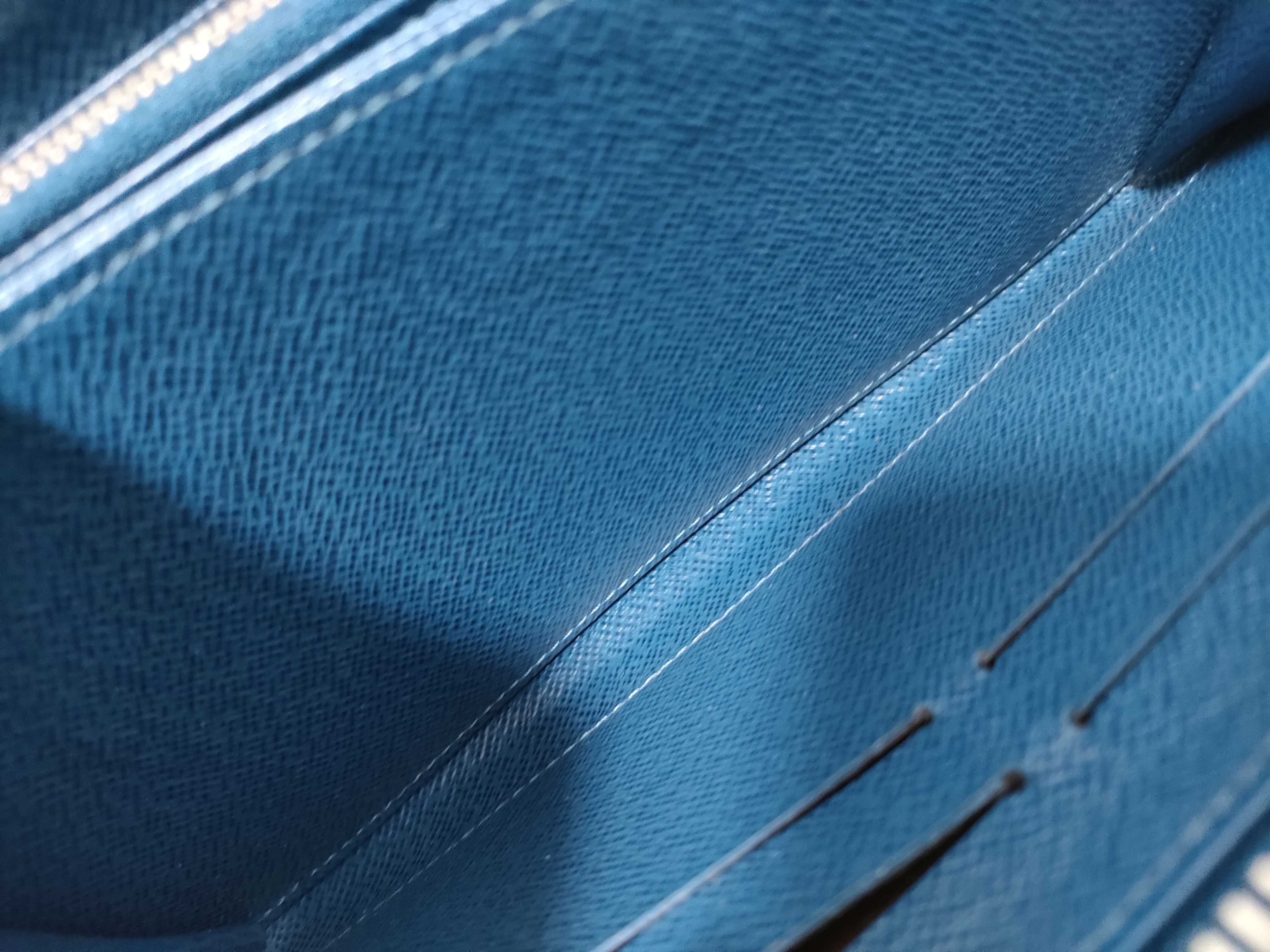 Epi Leather Round Zipper Long Wallet — view 12