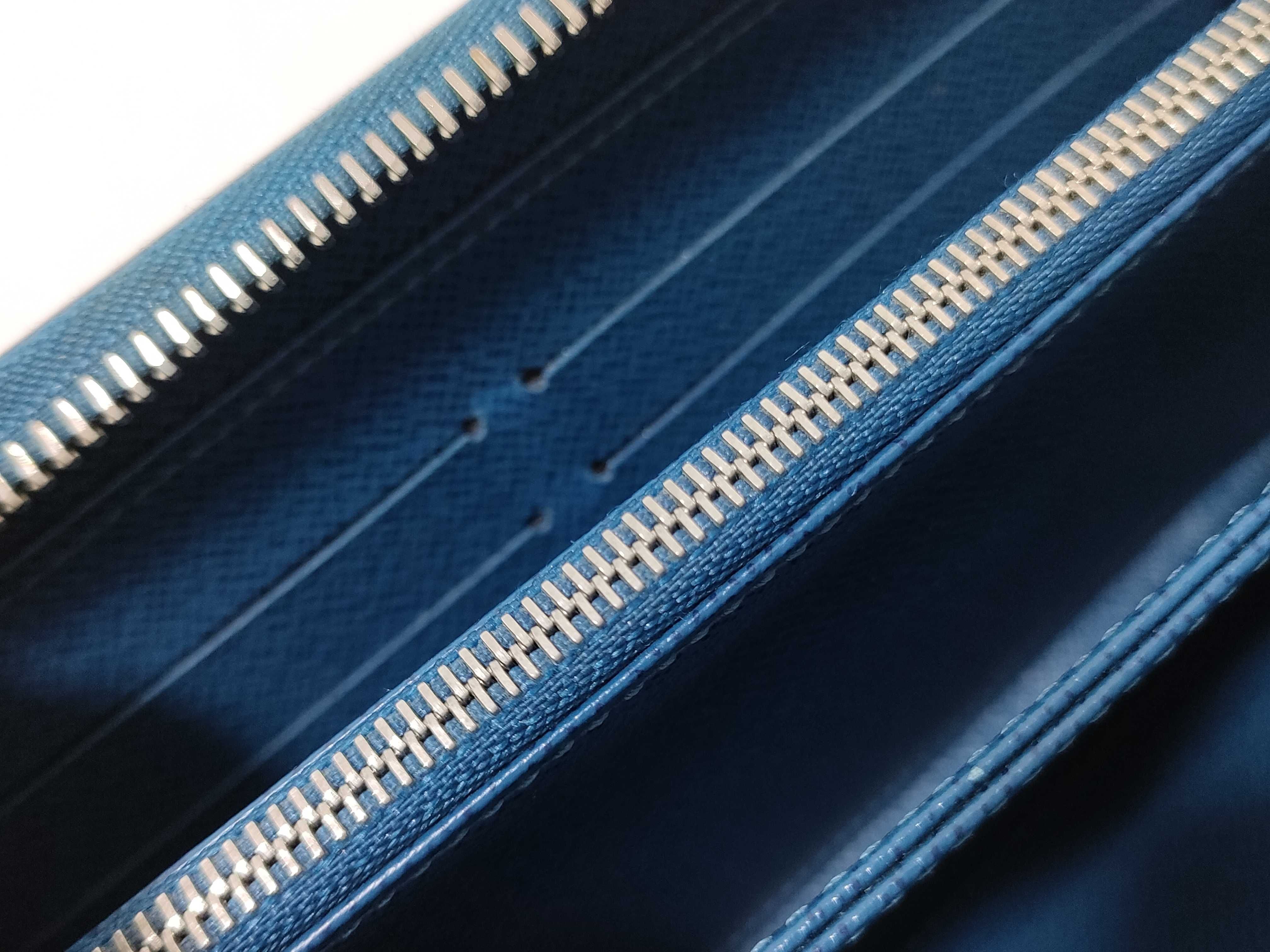 Epi Leather Round Zipper Long Wallet — view 8