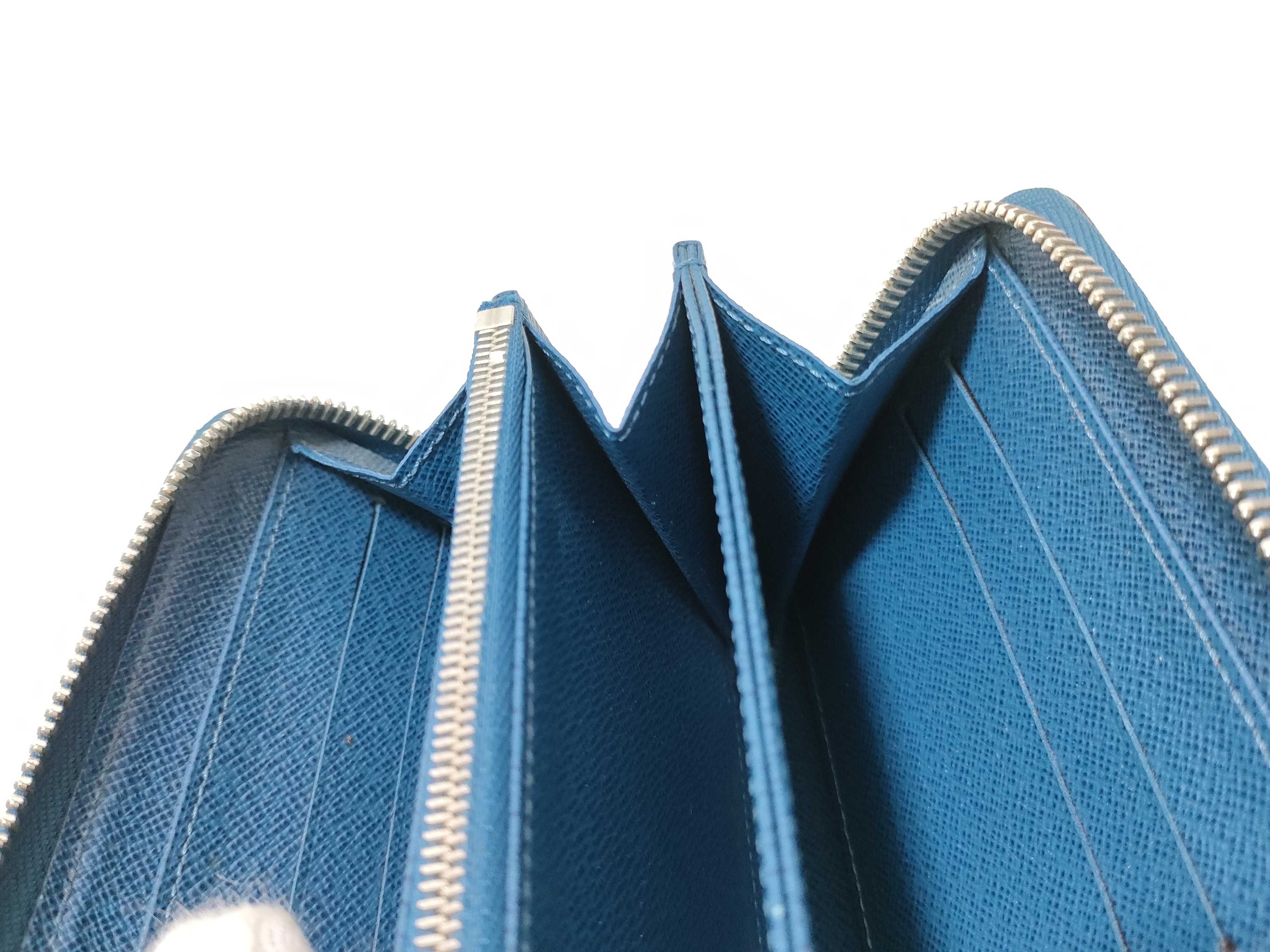 Epi Leather Round Zipper Long Wallet — view 9