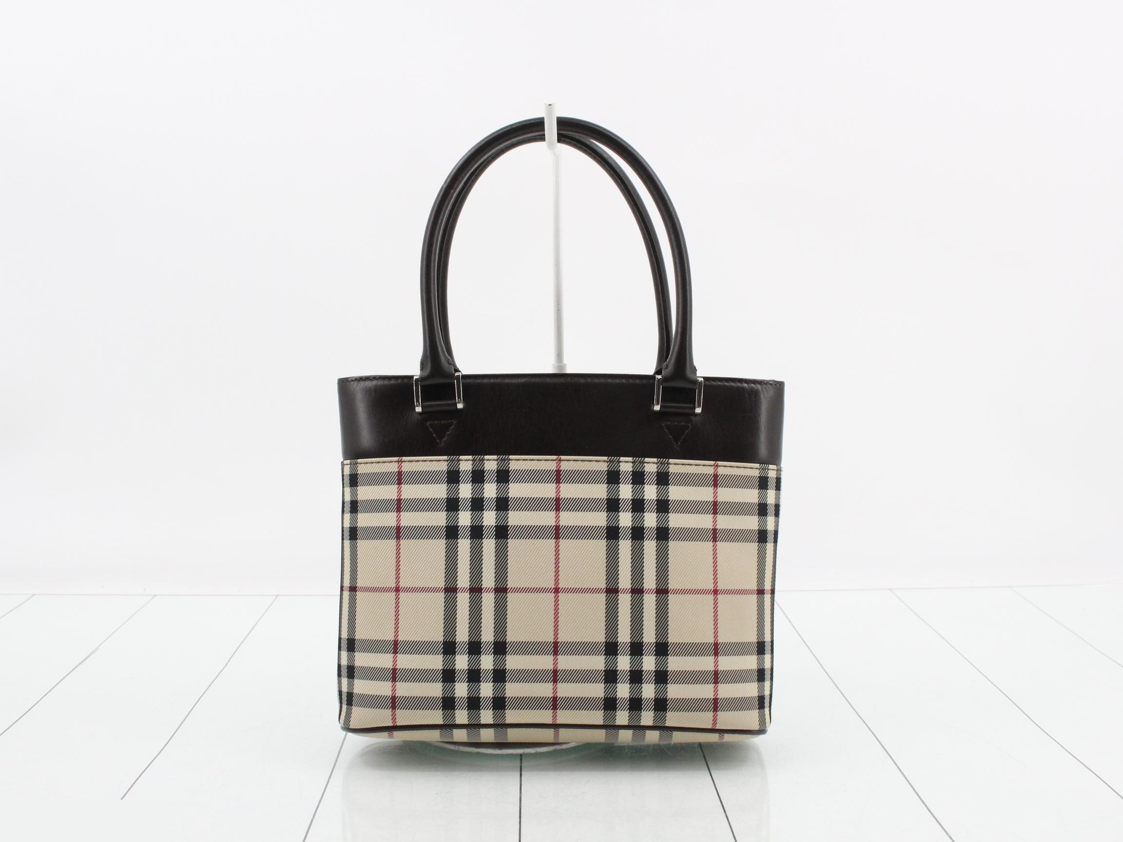 Nova Check bag/handbag with box — view 2