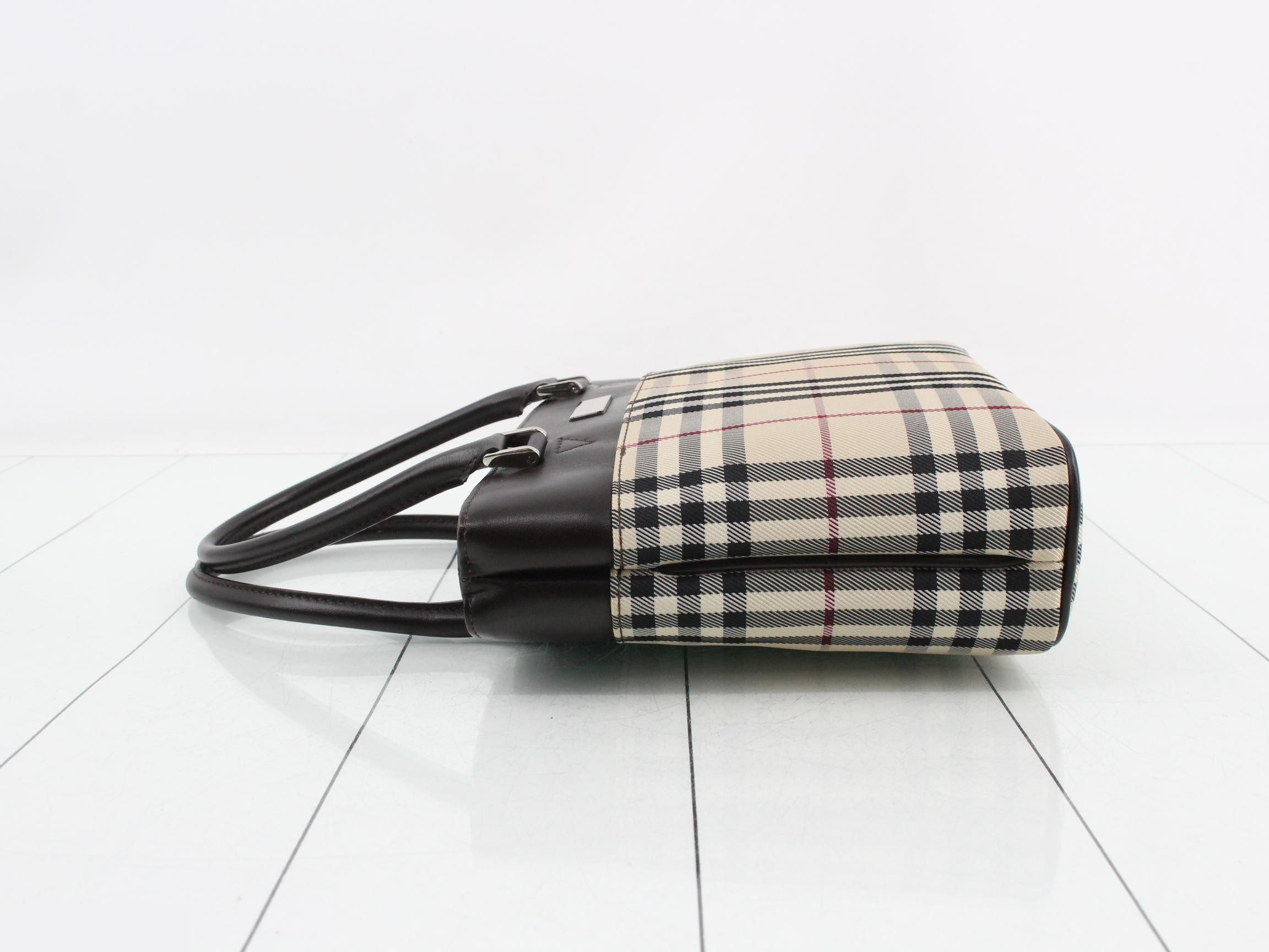 Nova Check bag/handbag with box — view 4