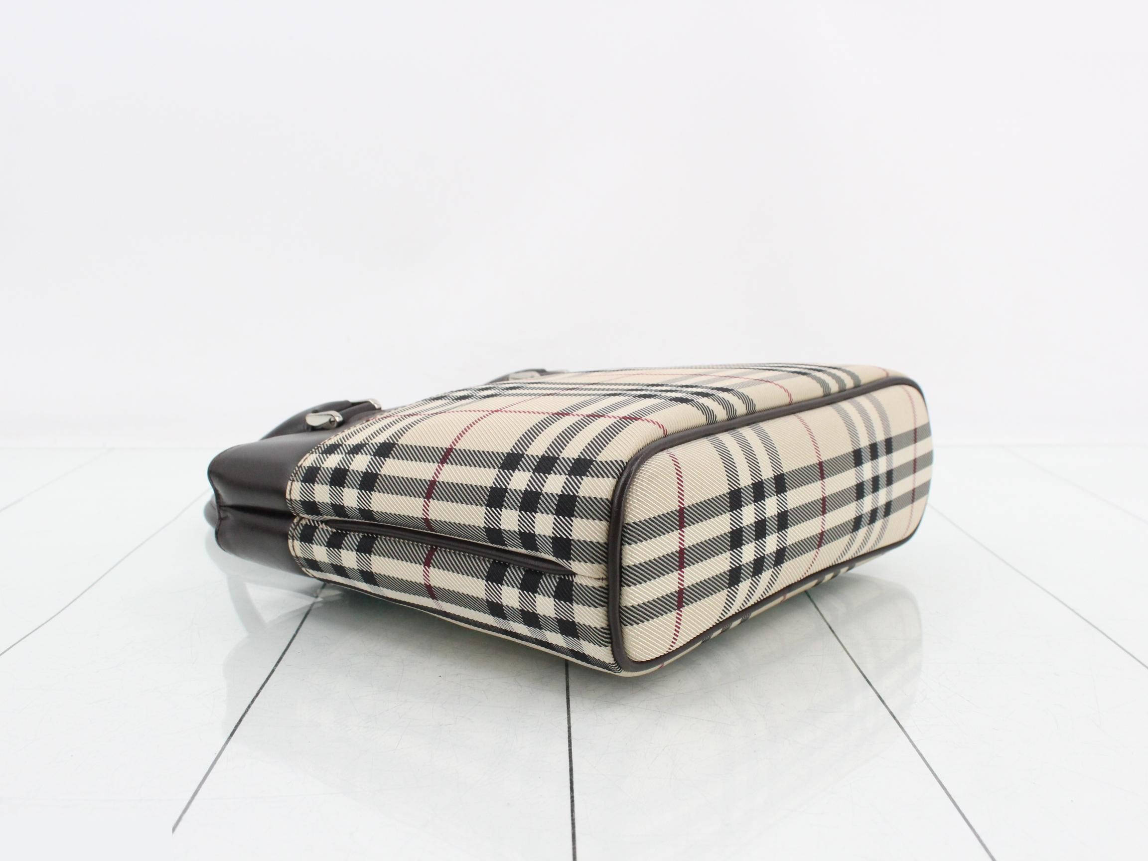 Nova Check bag/handbag with box — view 5
