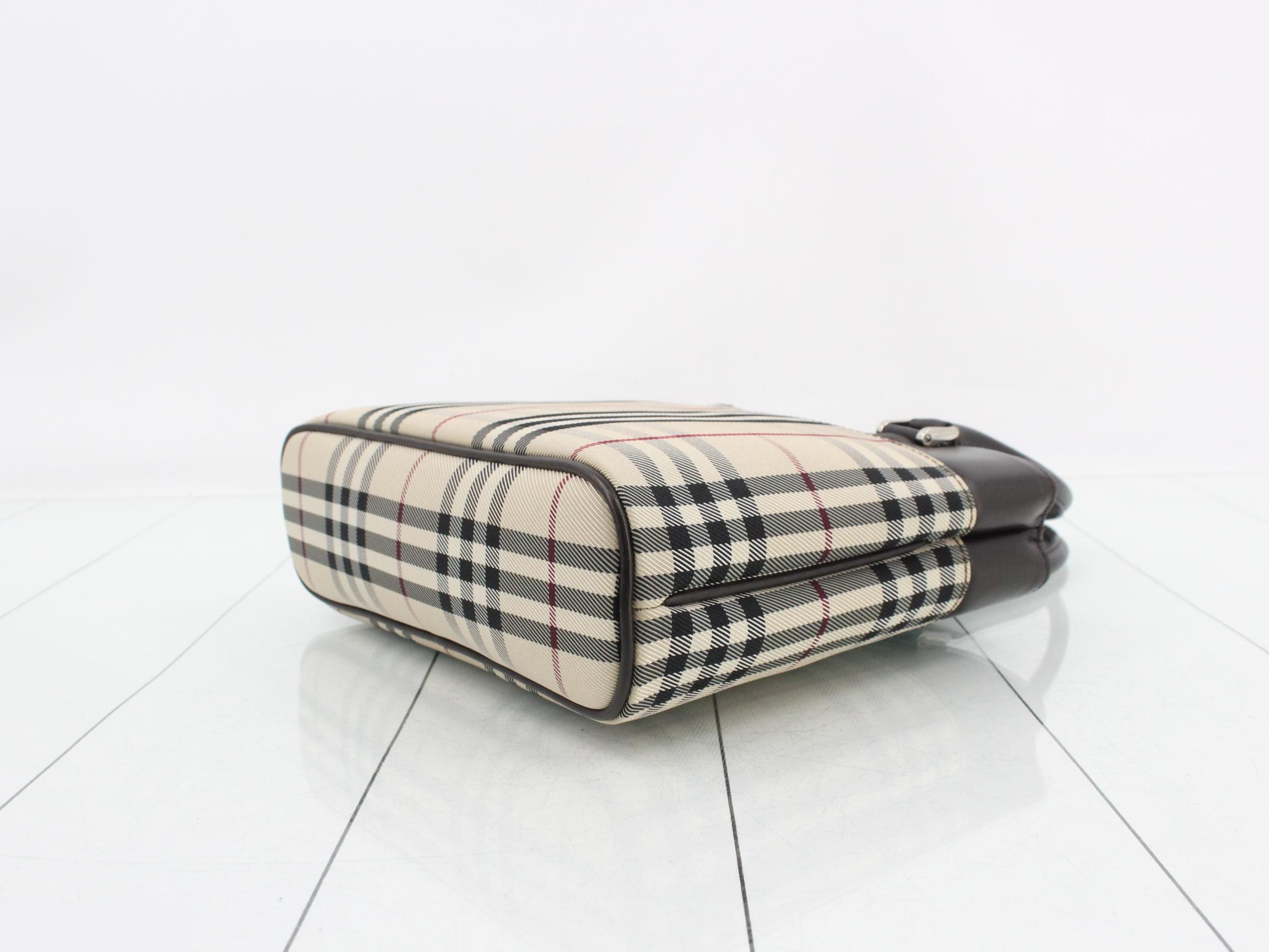 Nova Check bag/handbag with box — view 6