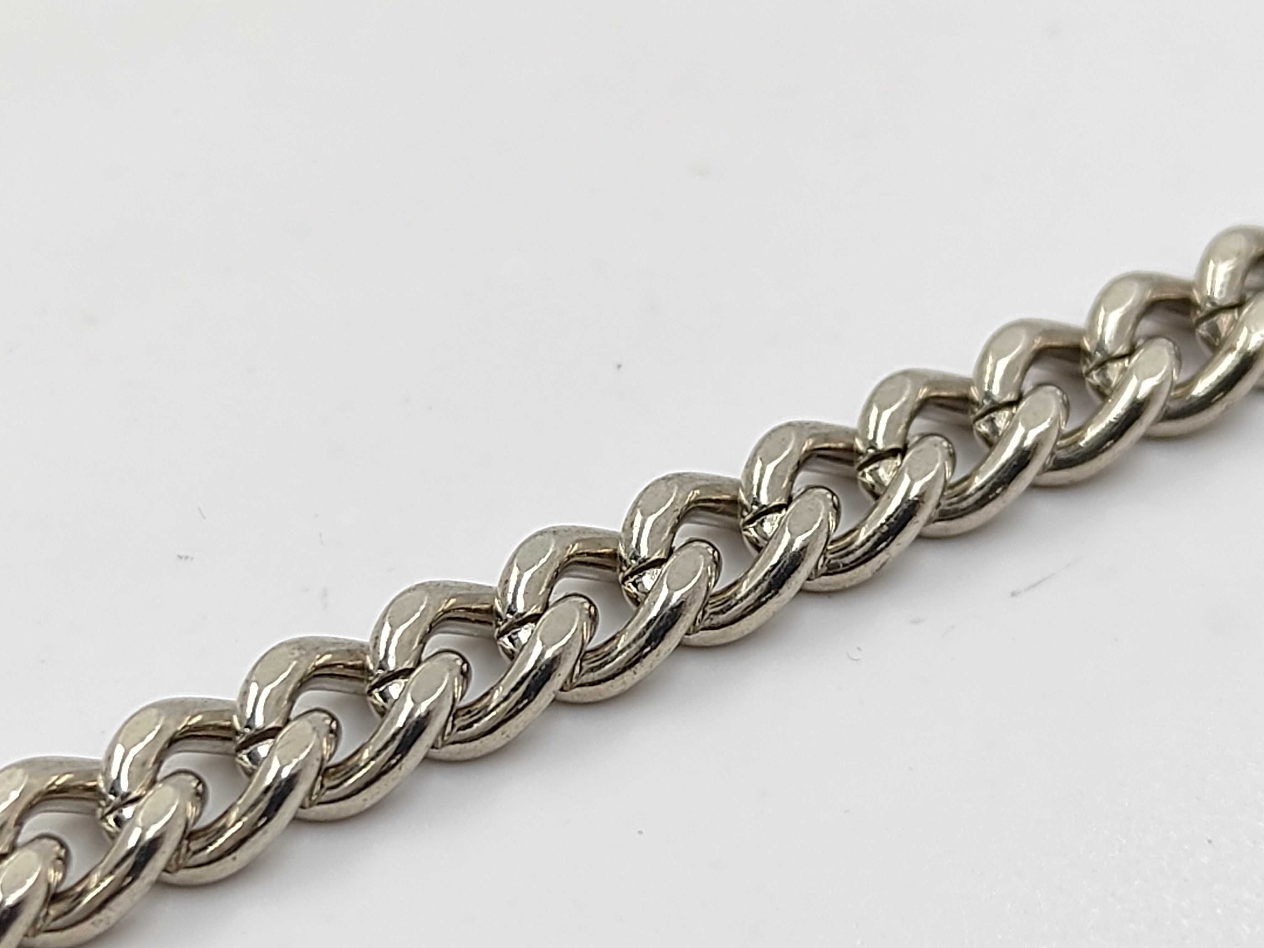 Chain Necklace with Triangle Logo — view 4