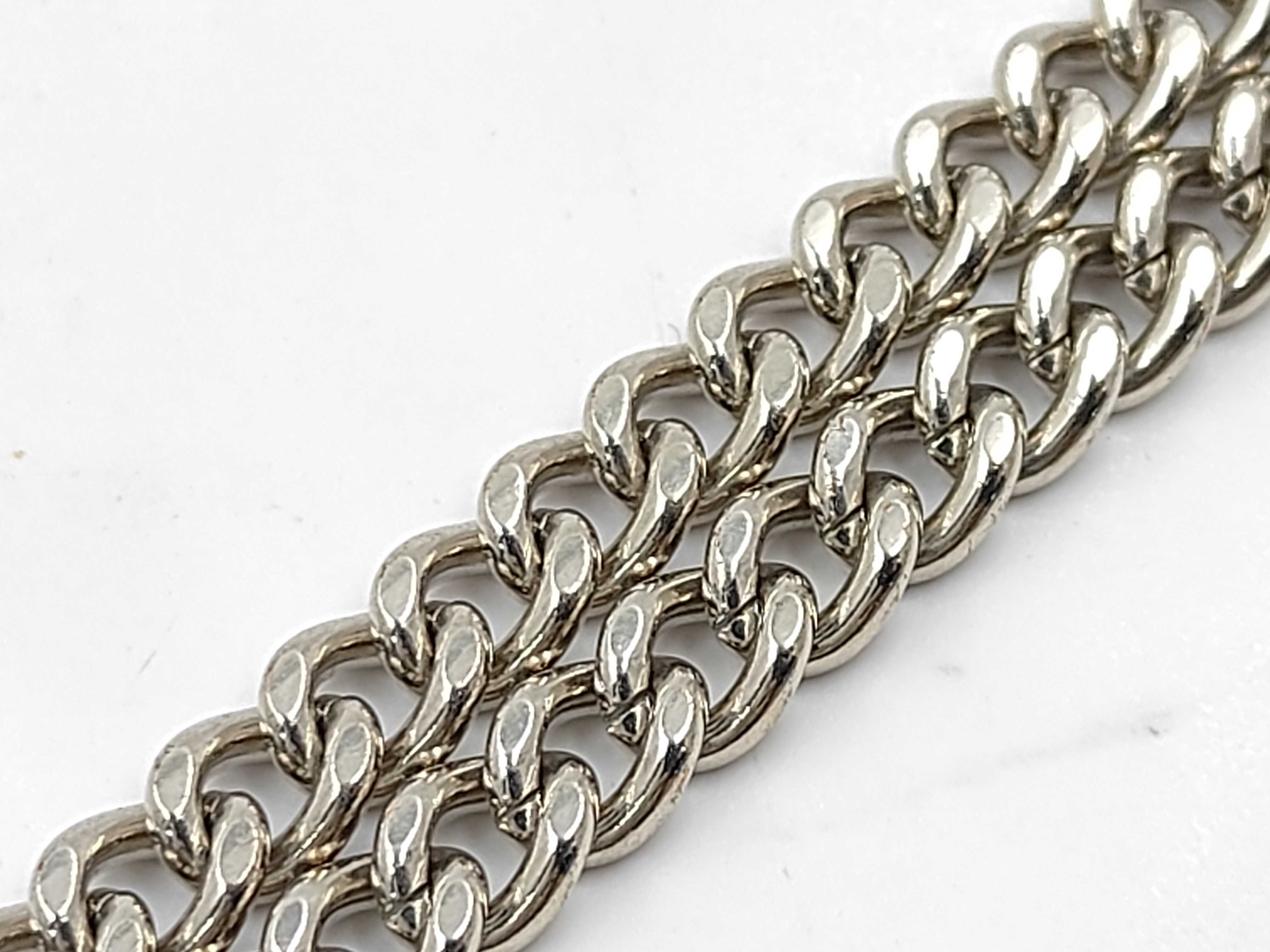 Chain Necklace with Triangle Logo — view 8