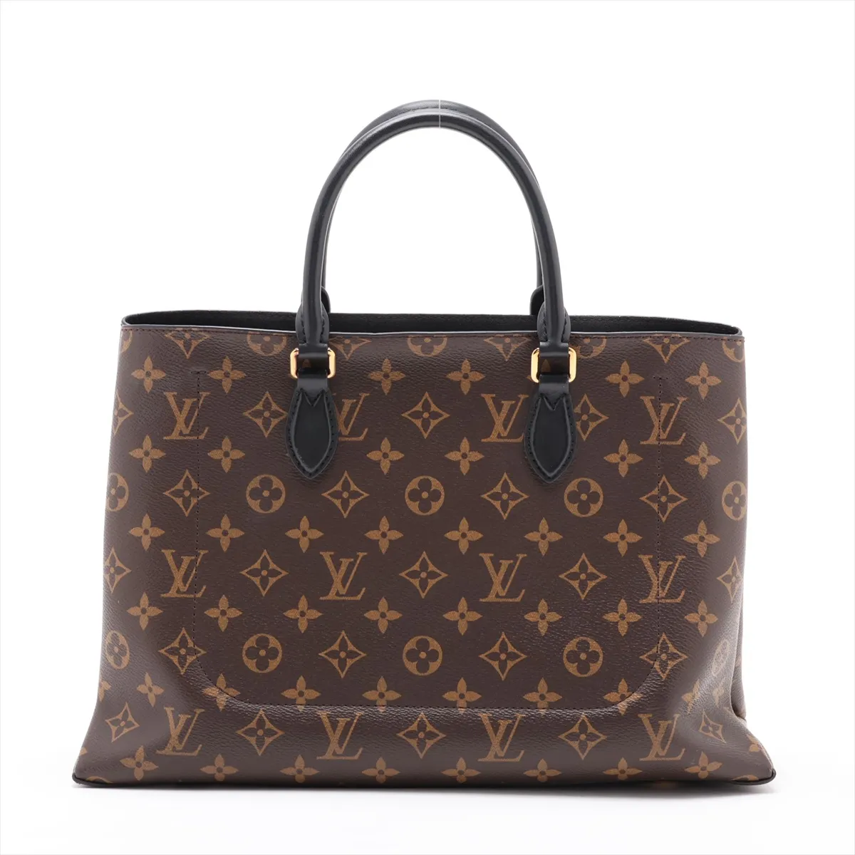 Monogram Flower Zipped Tote MM M44347 SR1138 Brown (RFID detected) — view 2