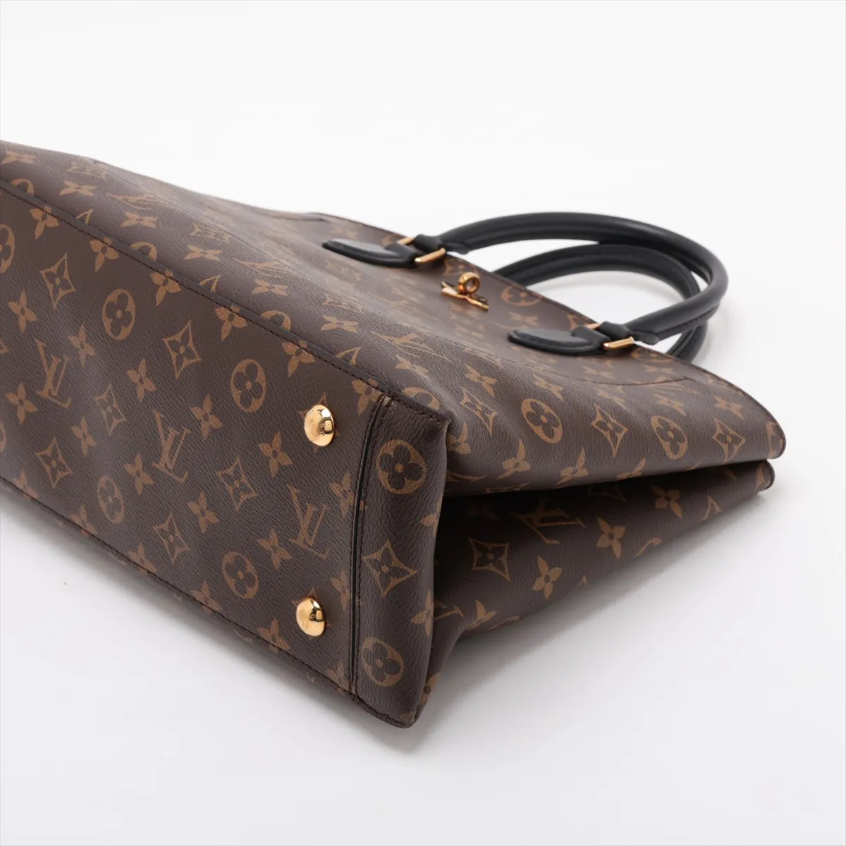 Monogram Flower Zipped Tote MM M44347 SR1138 Brown (RFID detected) — view 3