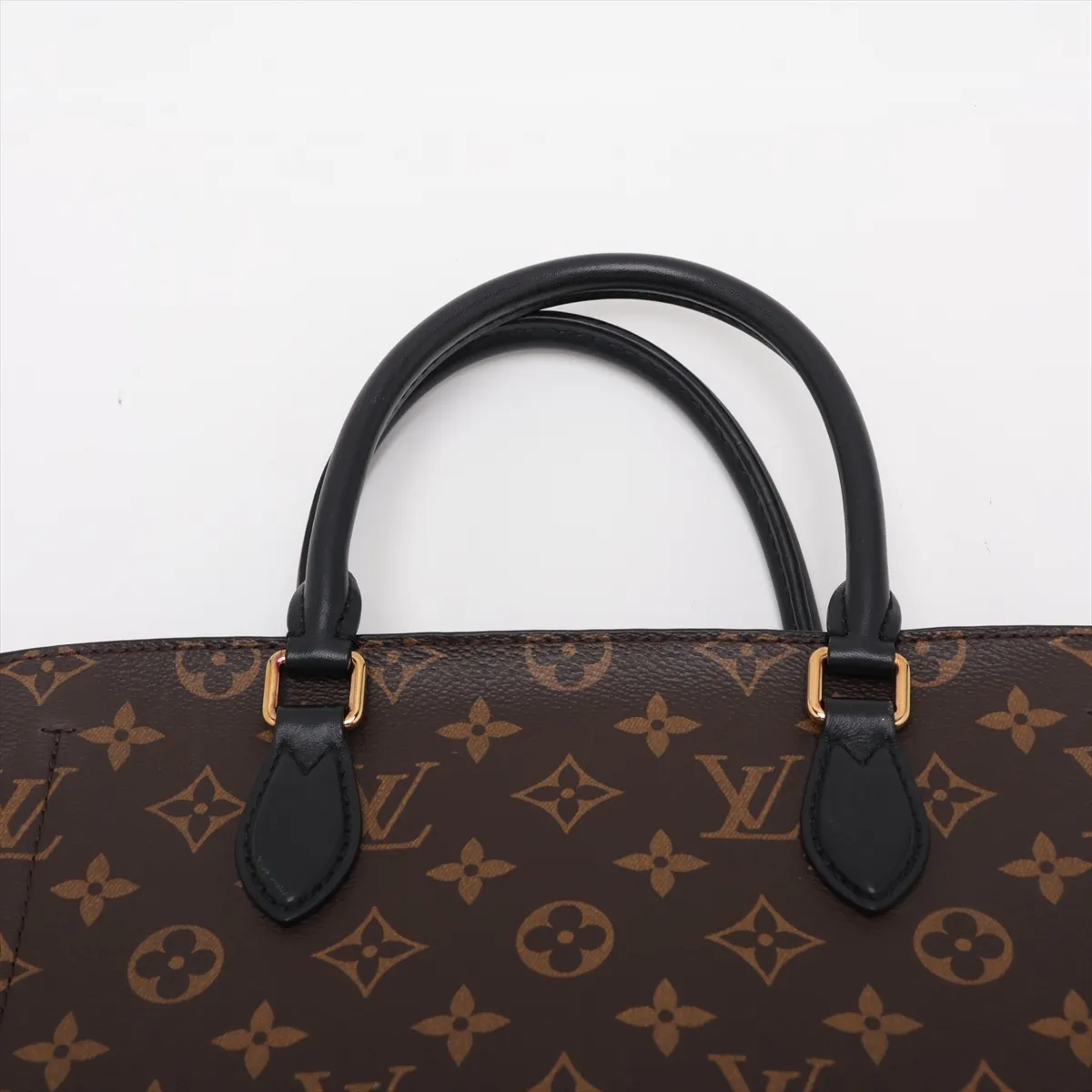 Monogram Flower Zipped Tote MM M44347 SR1138 Brown (RFID detected) — view 6