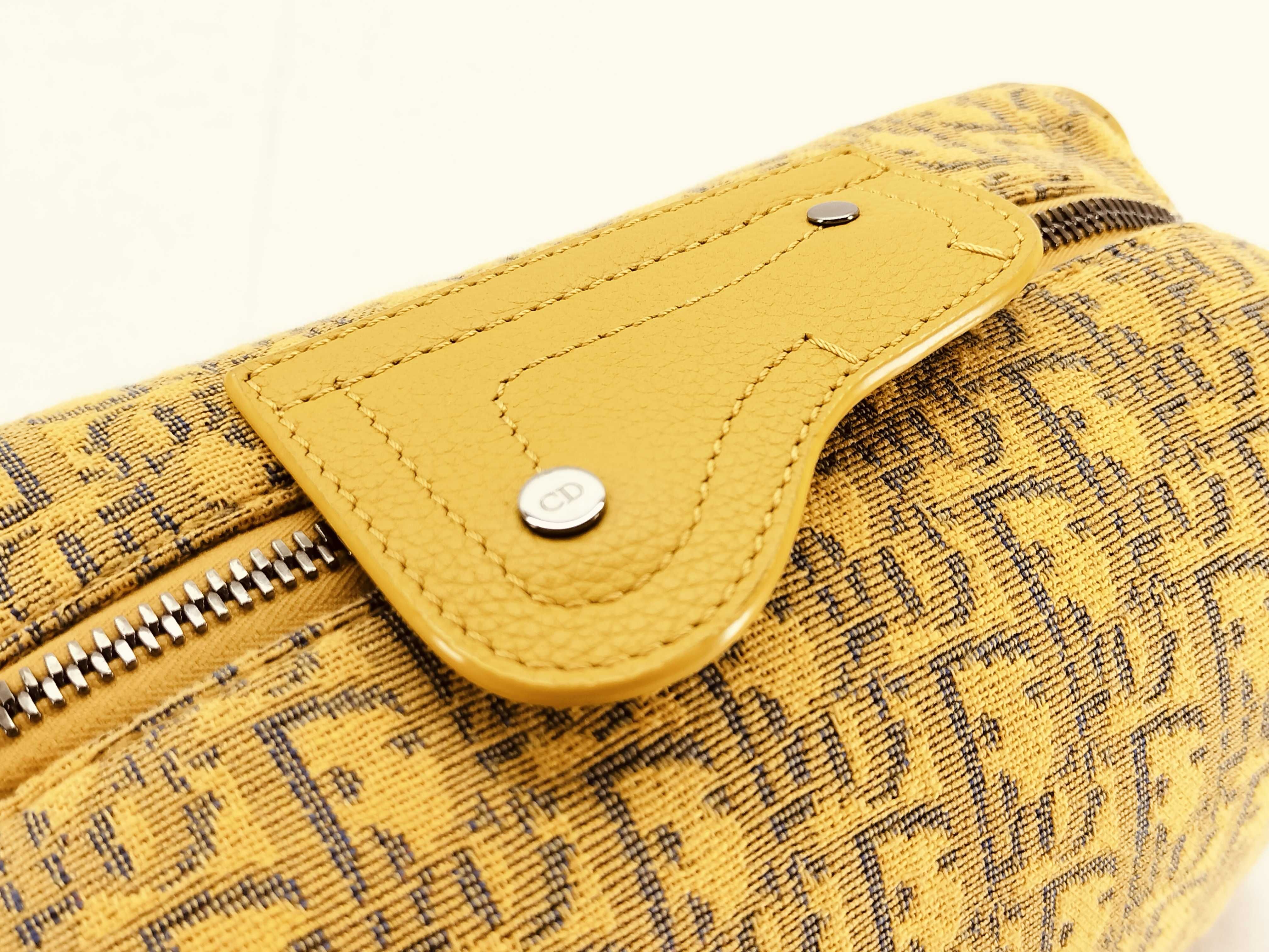 Trotter Dior Lango Oblique Canvas Shoulder Bag — view 13