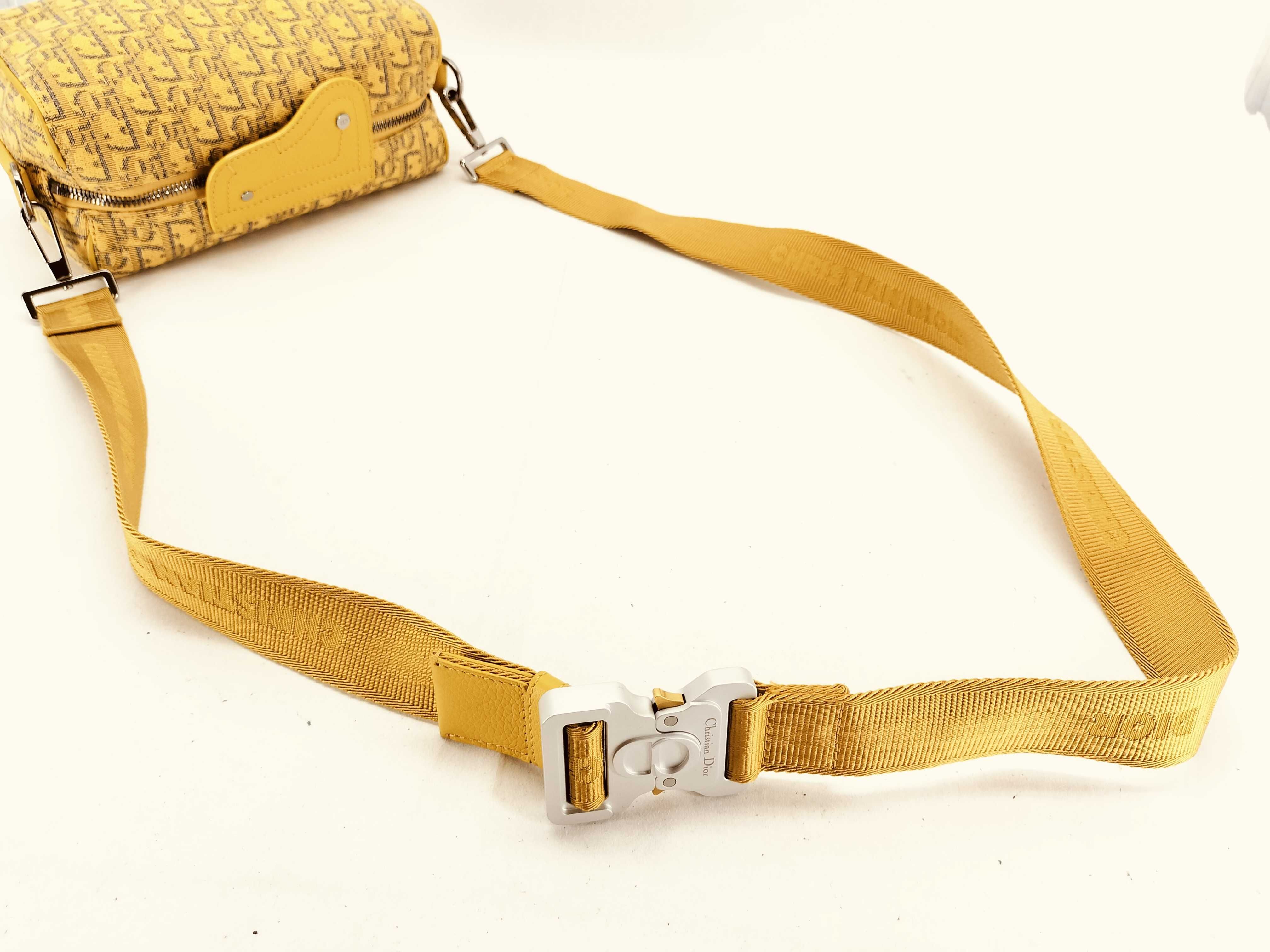 Trotter Dior Lango Oblique Canvas Shoulder Bag — view 3