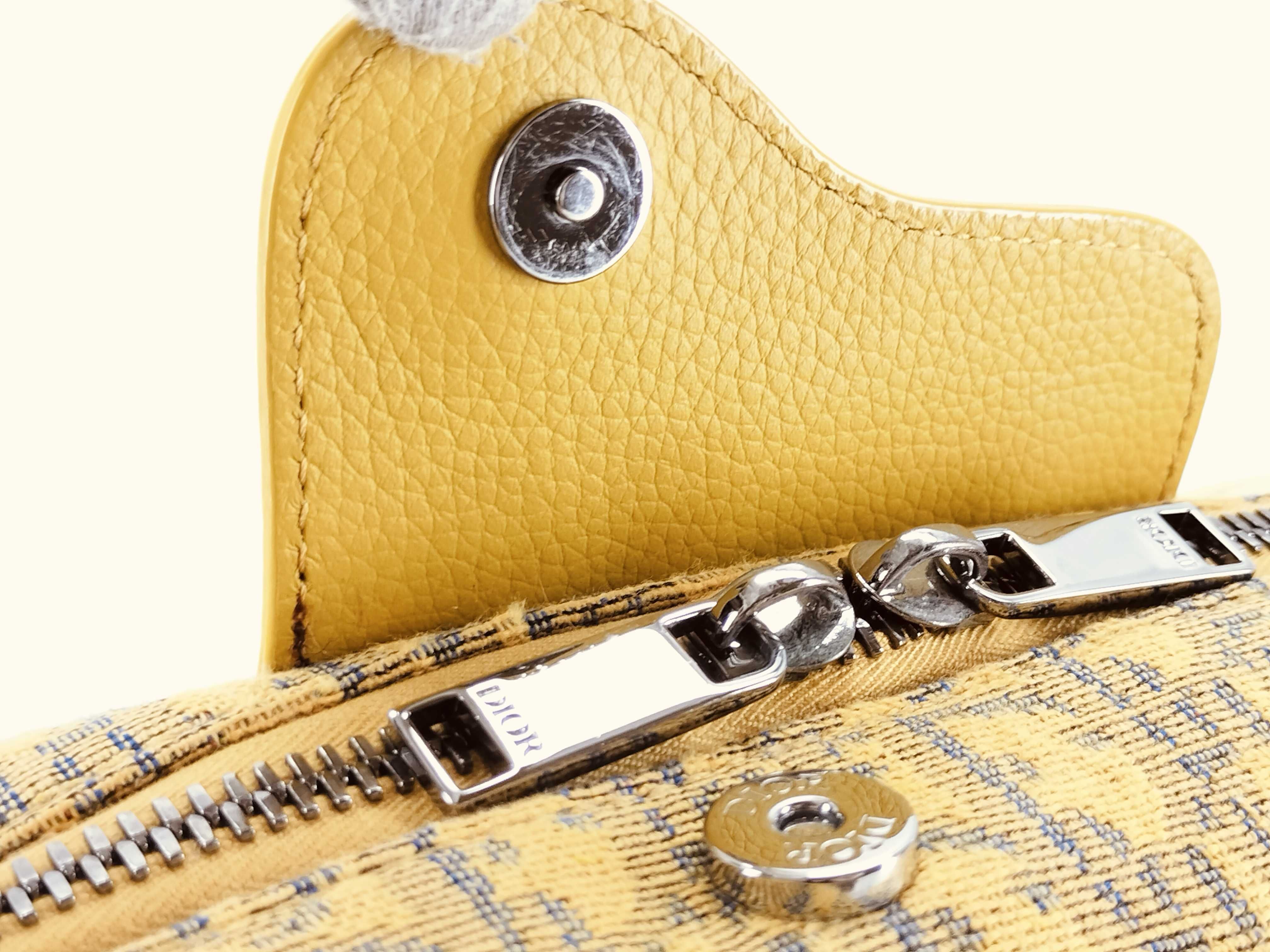 Trotter Dior Lango Oblique Canvas Shoulder Bag — view 8