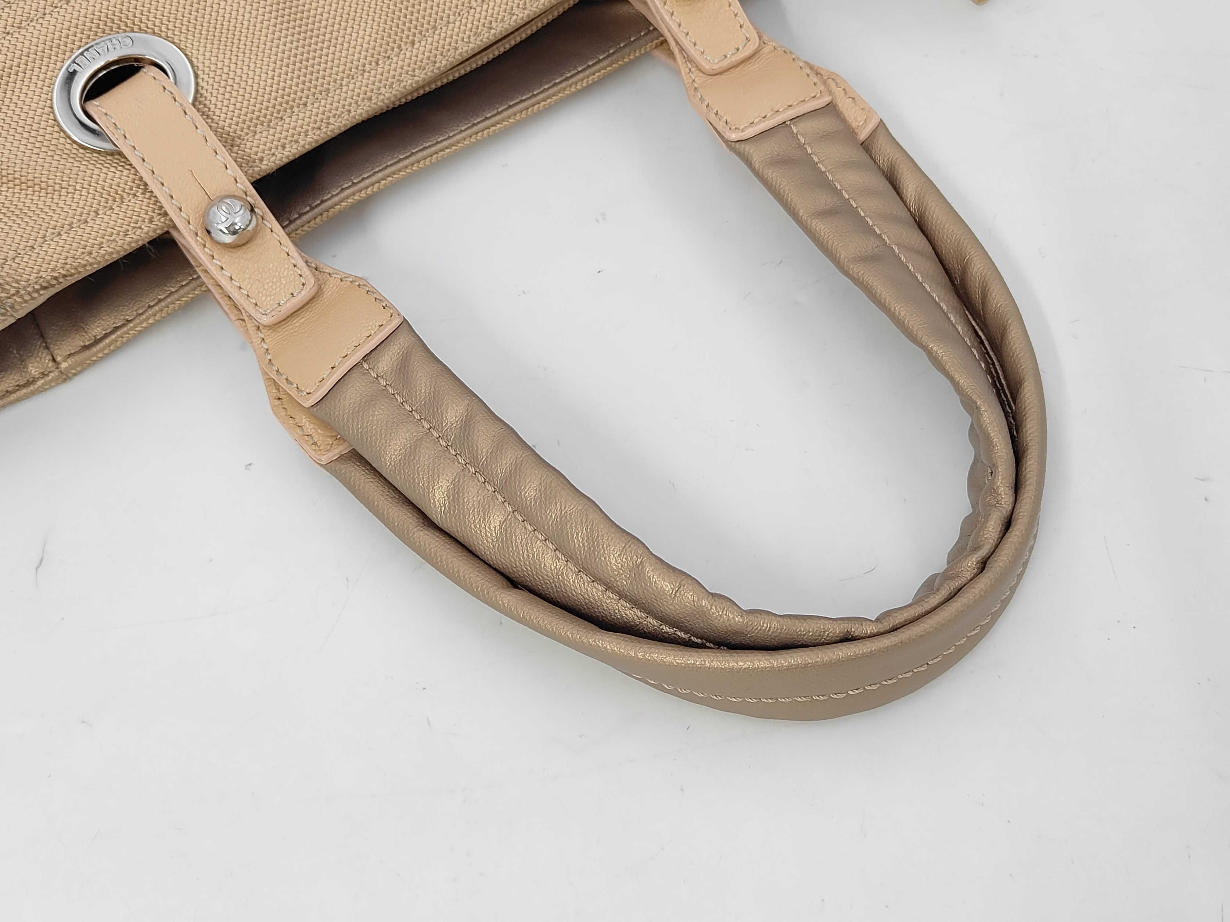 Paris Biarritz Leather Tote Bag (with original seal) — view 5