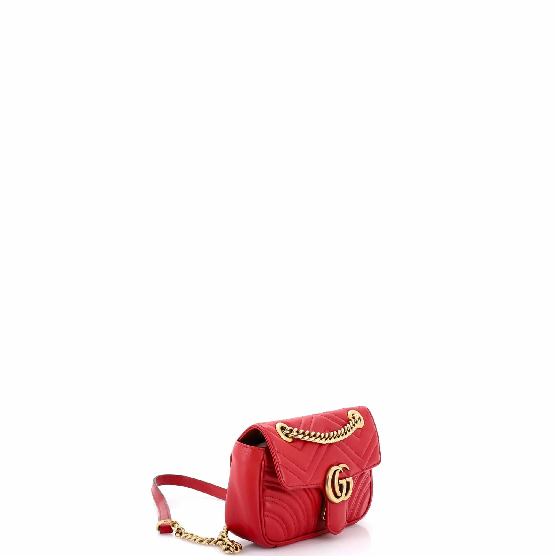 Gg Marmont Flap Bag Matelasse Leather Mini — view 2