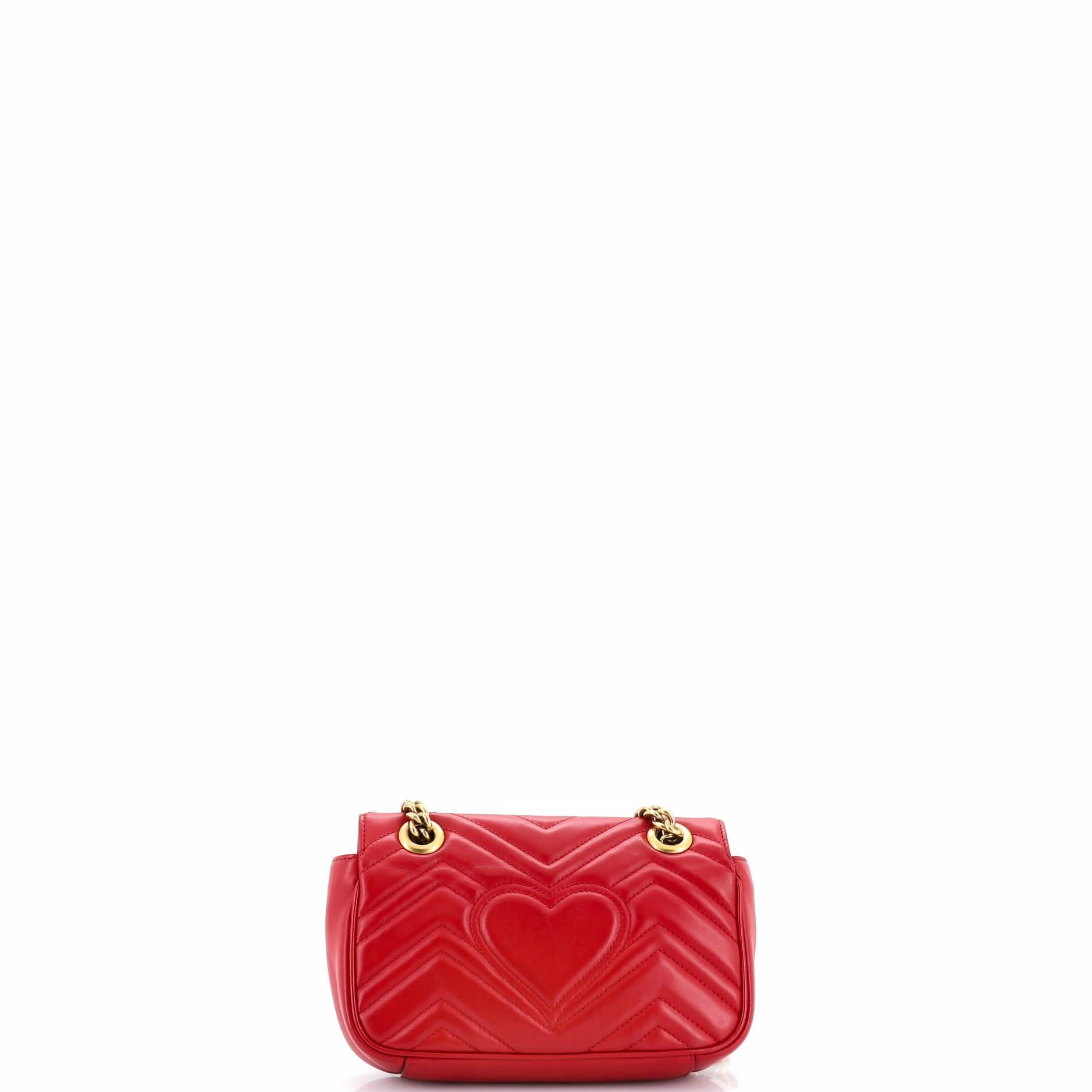 Gg Marmont Flap Bag Matelasse Leather Mini — view 3