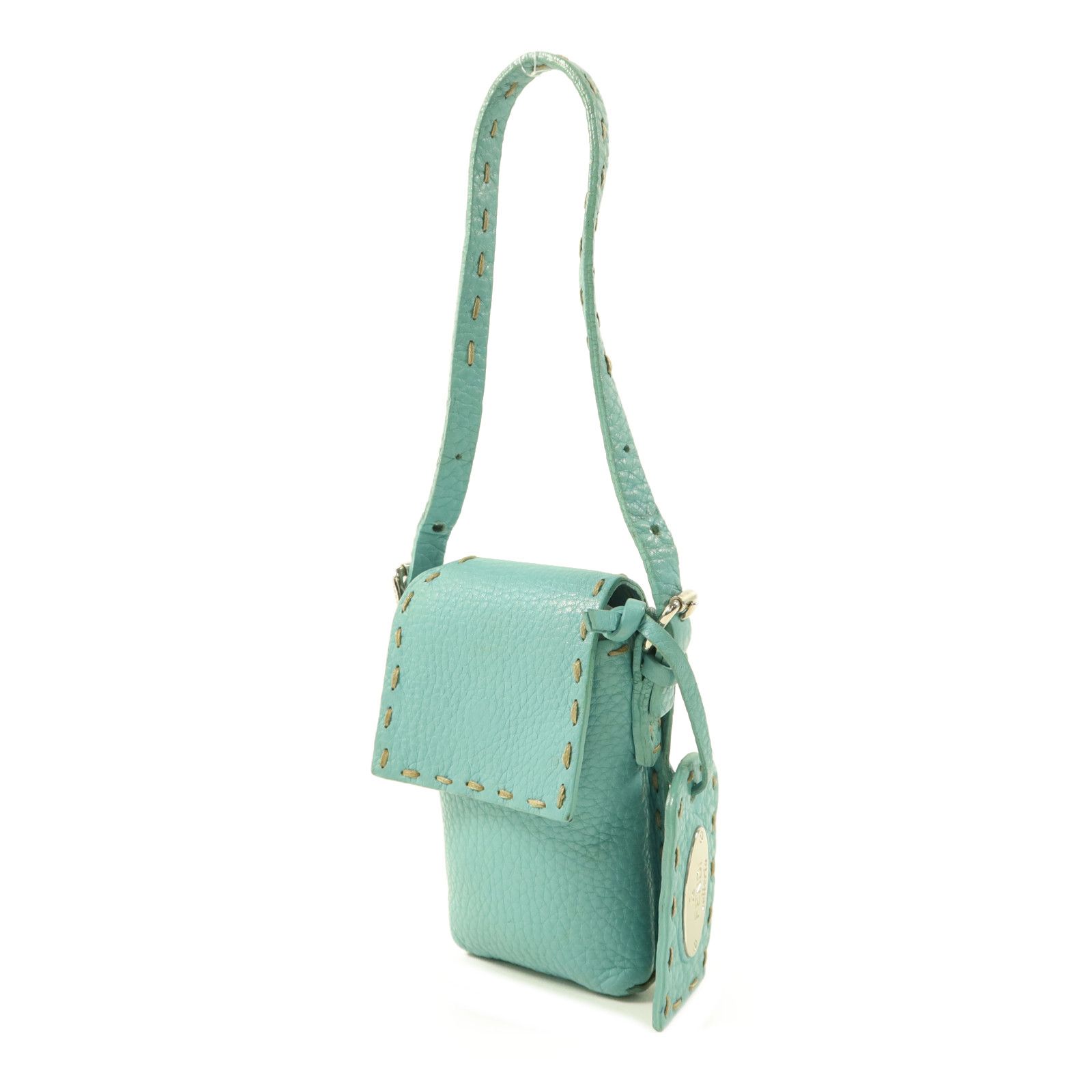 Leather Selleria Phone Case w/Strap — view 3