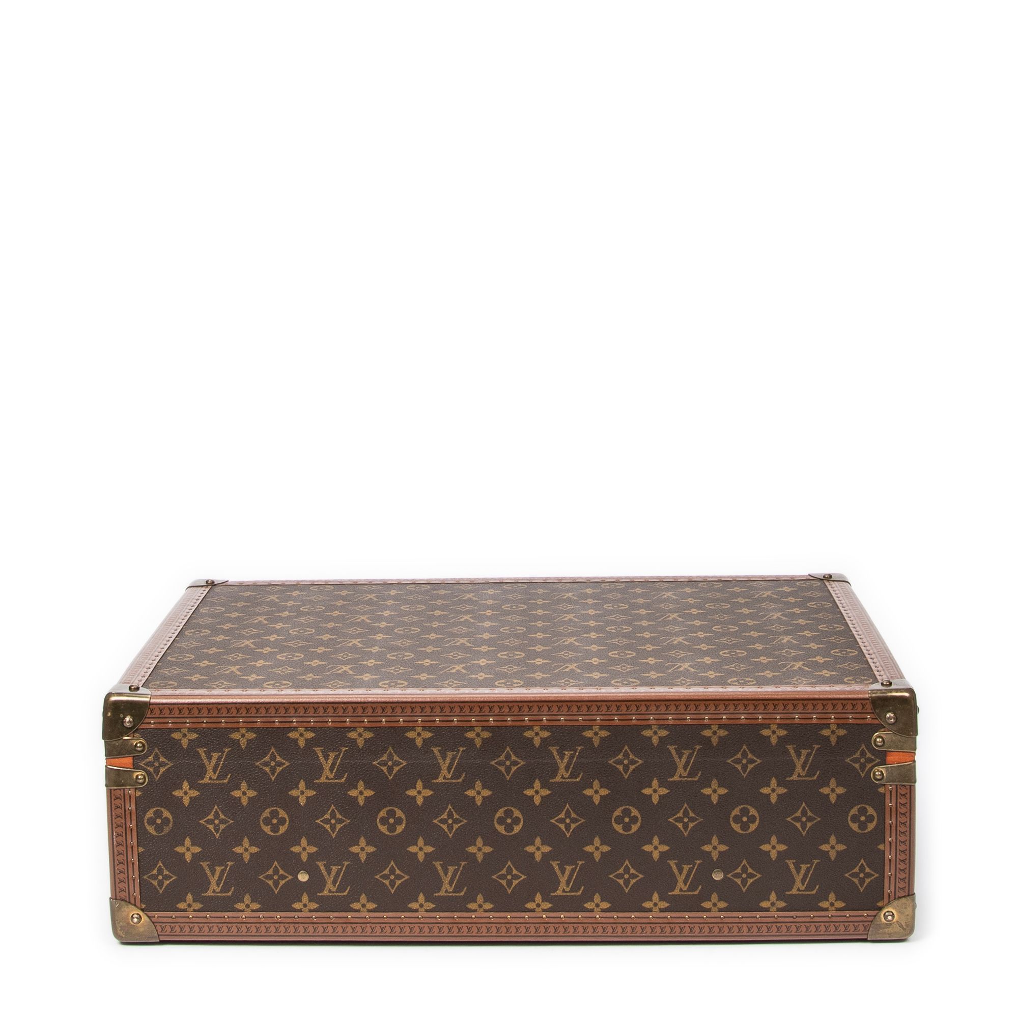 Bisten 55 Brown Monogram Canvas Golden Brass — view 6