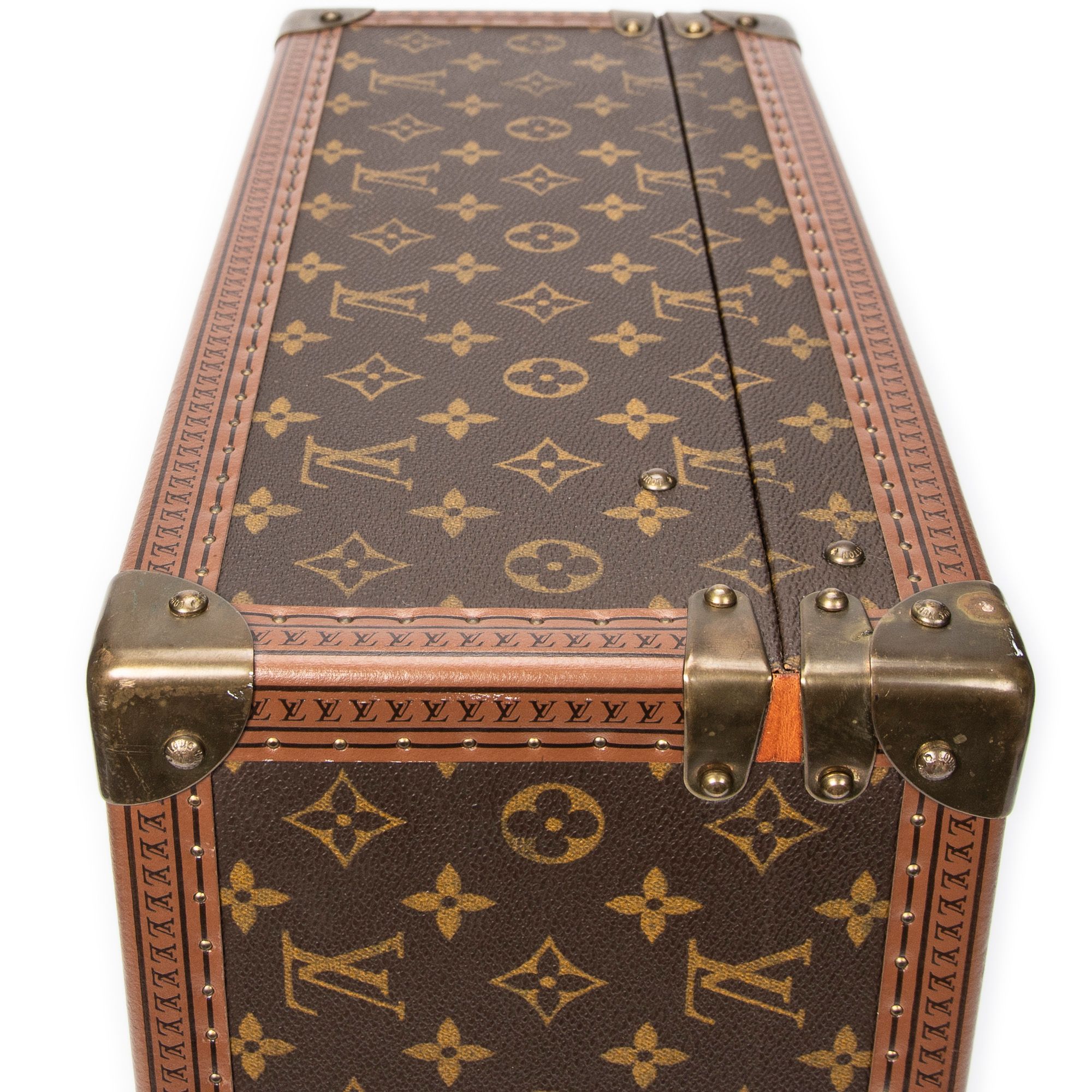 Bisten 55 Brown Monogram Canvas Golden Brass — view 7