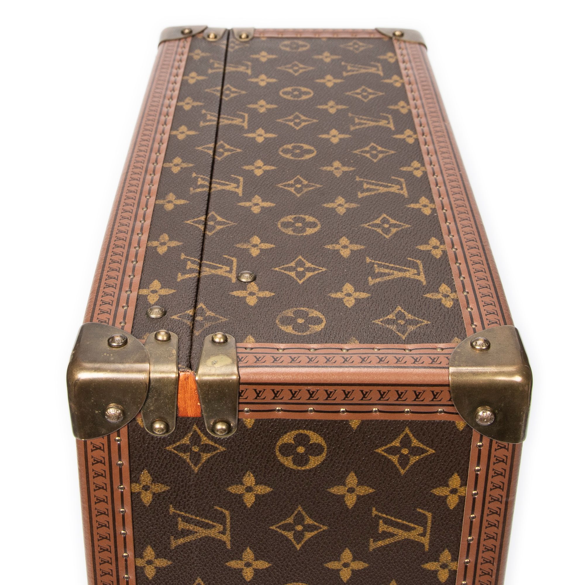 Bisten 55 Brown Monogram Canvas Golden Brass — view 8