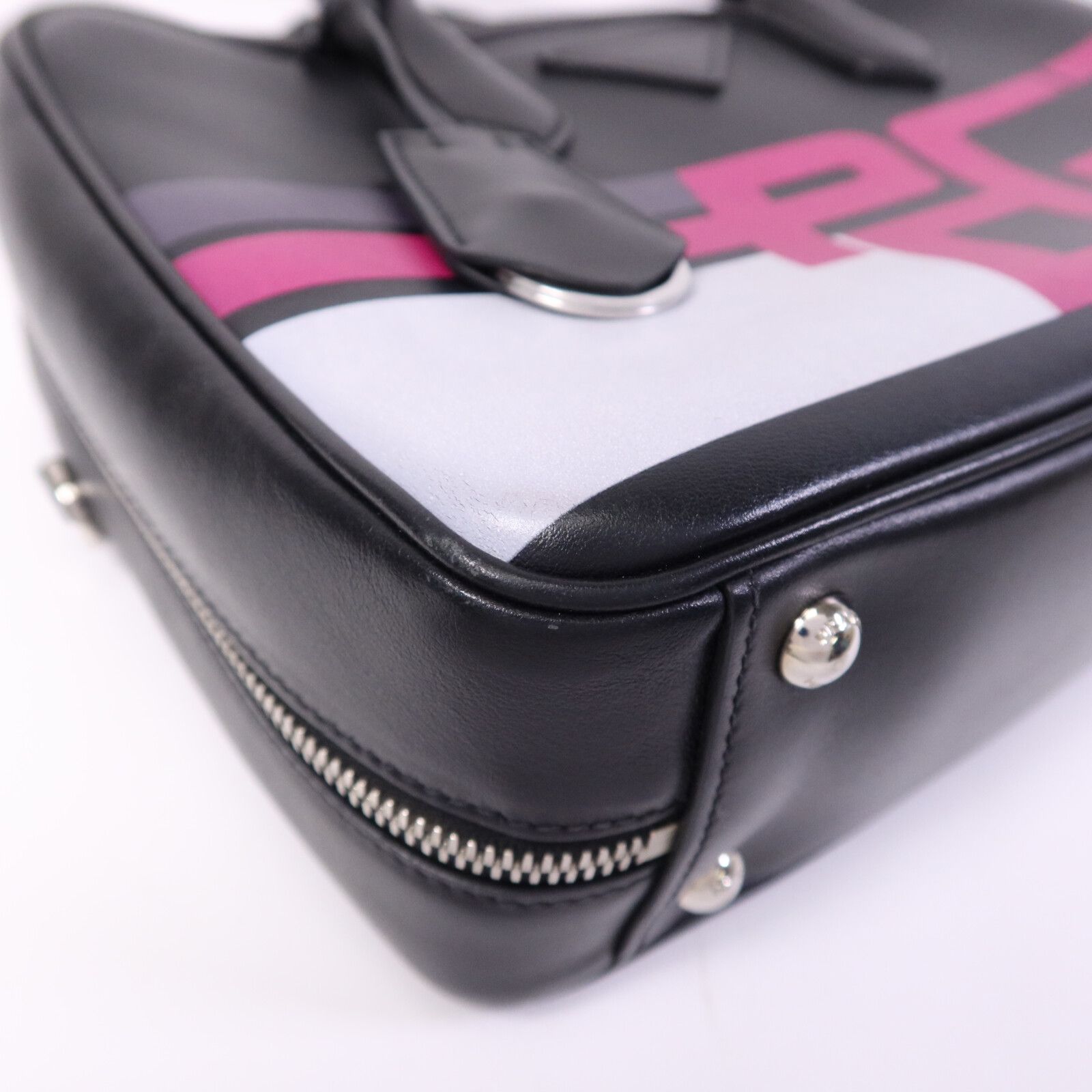 Racing Logo Top Handle Bag w/Strap — view 11