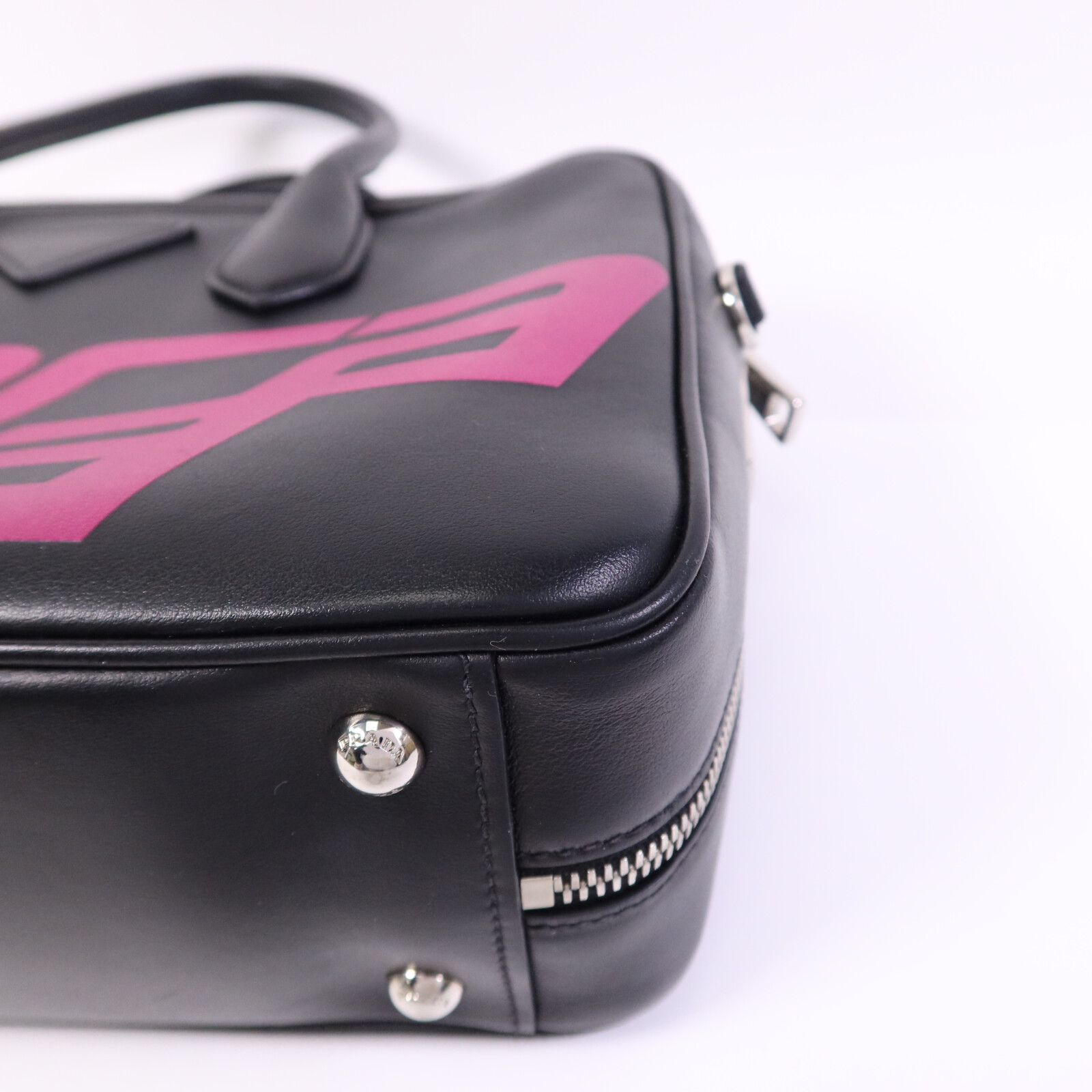Racing Logo Top Handle Bag w/Strap — view 10
