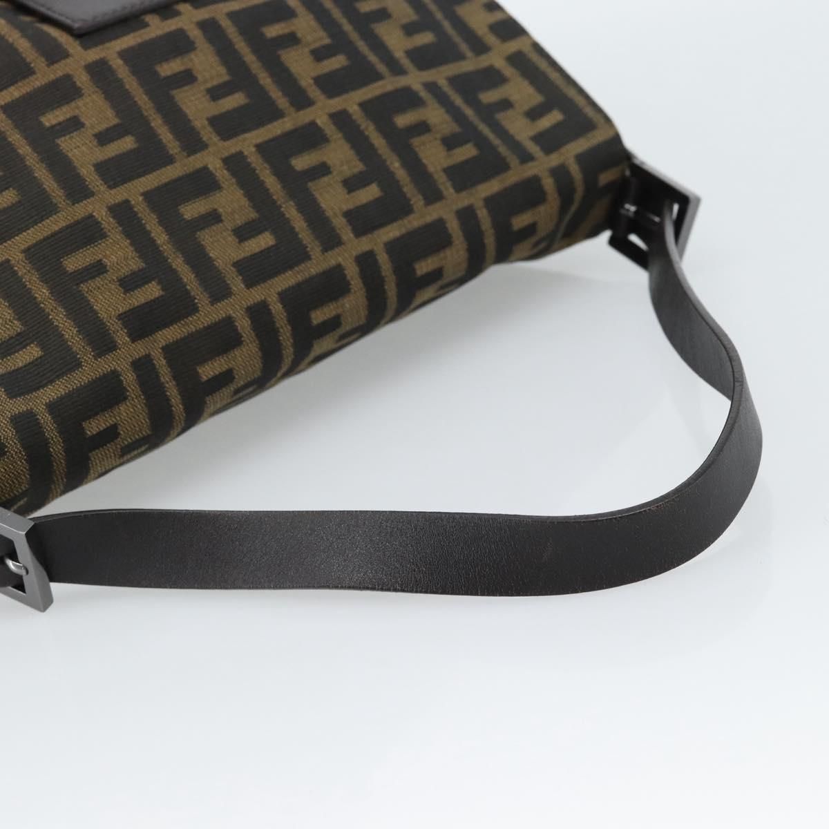 Mama Baguette Shoulder Bag Black Brown Auth, Black — view 7