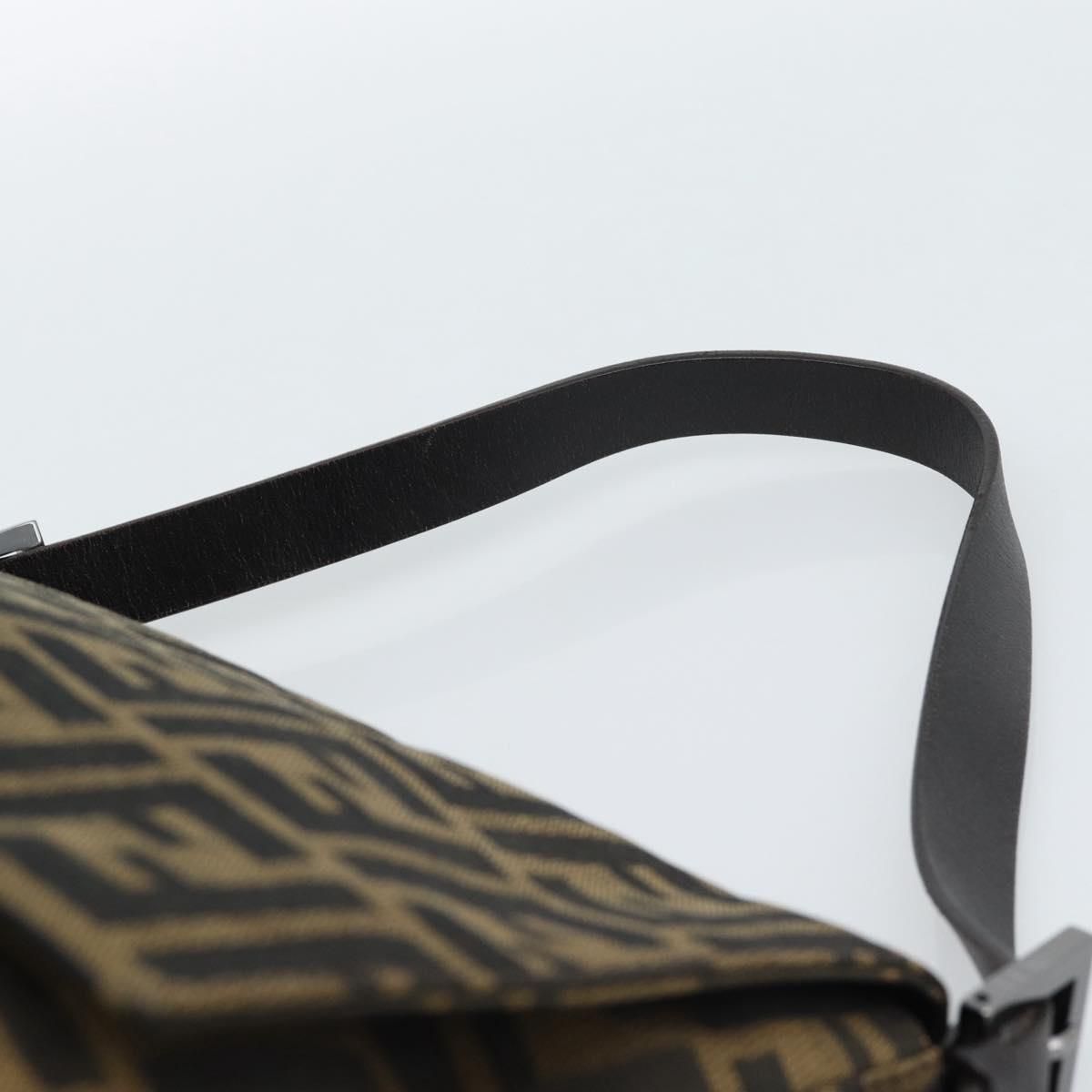 Mama Baguette Shoulder Bag Black Brown Auth, Black — view 8