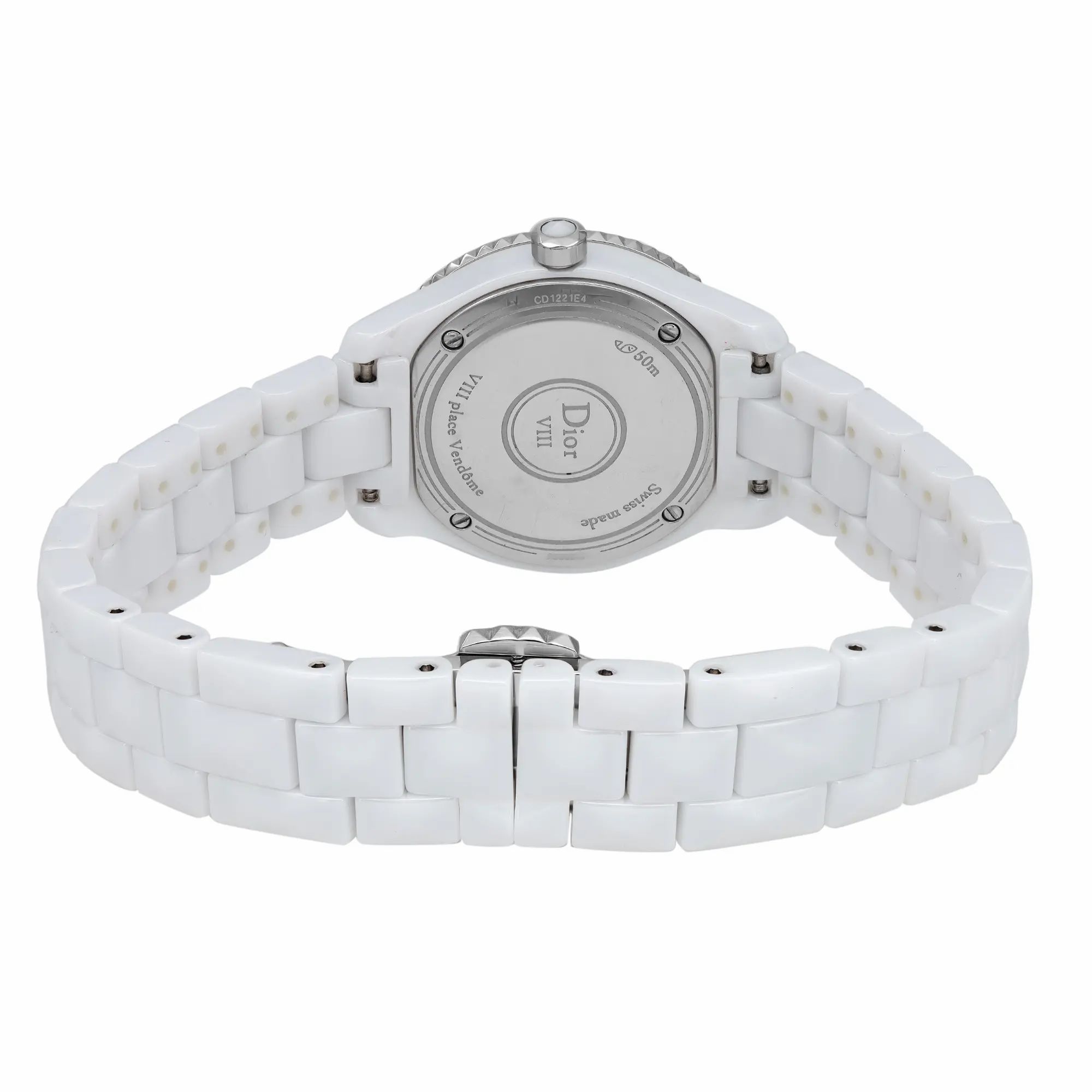 Christian Dior VIII Hi Tech Ceramic MOP Dial Quartz Ladies Watch CD1221E4C001 — view 5