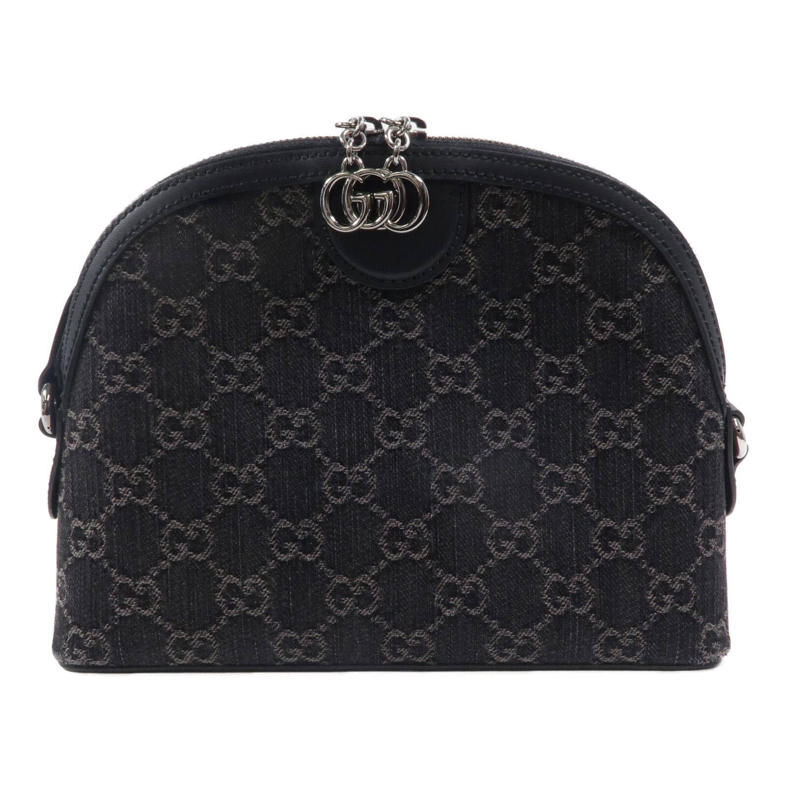 GG Denim Ophidia Dome Shoulder Bag — view 2