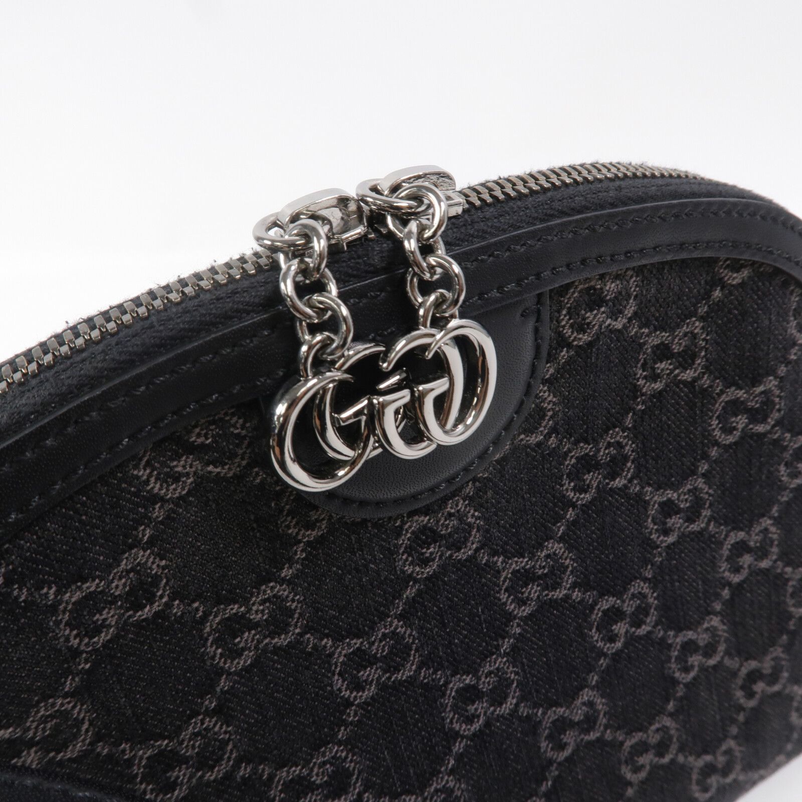 GG Denim Ophidia Dome Shoulder Bag — view 14