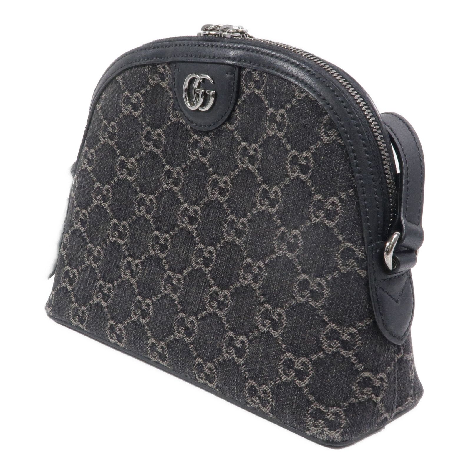 GG Denim Ophidia Dome Shoulder Bag — view 3