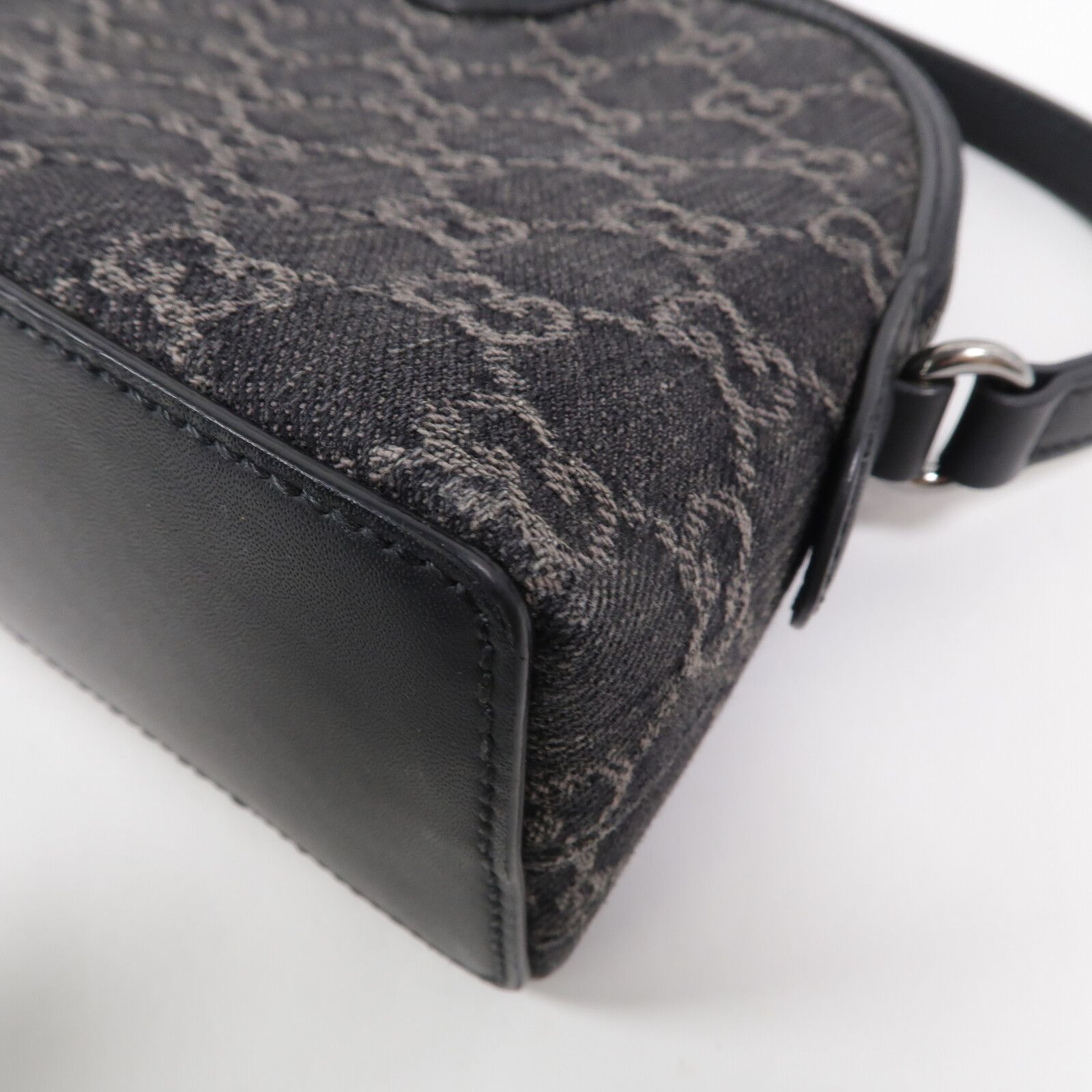 GG Denim Ophidia Dome Shoulder Bag — view 10