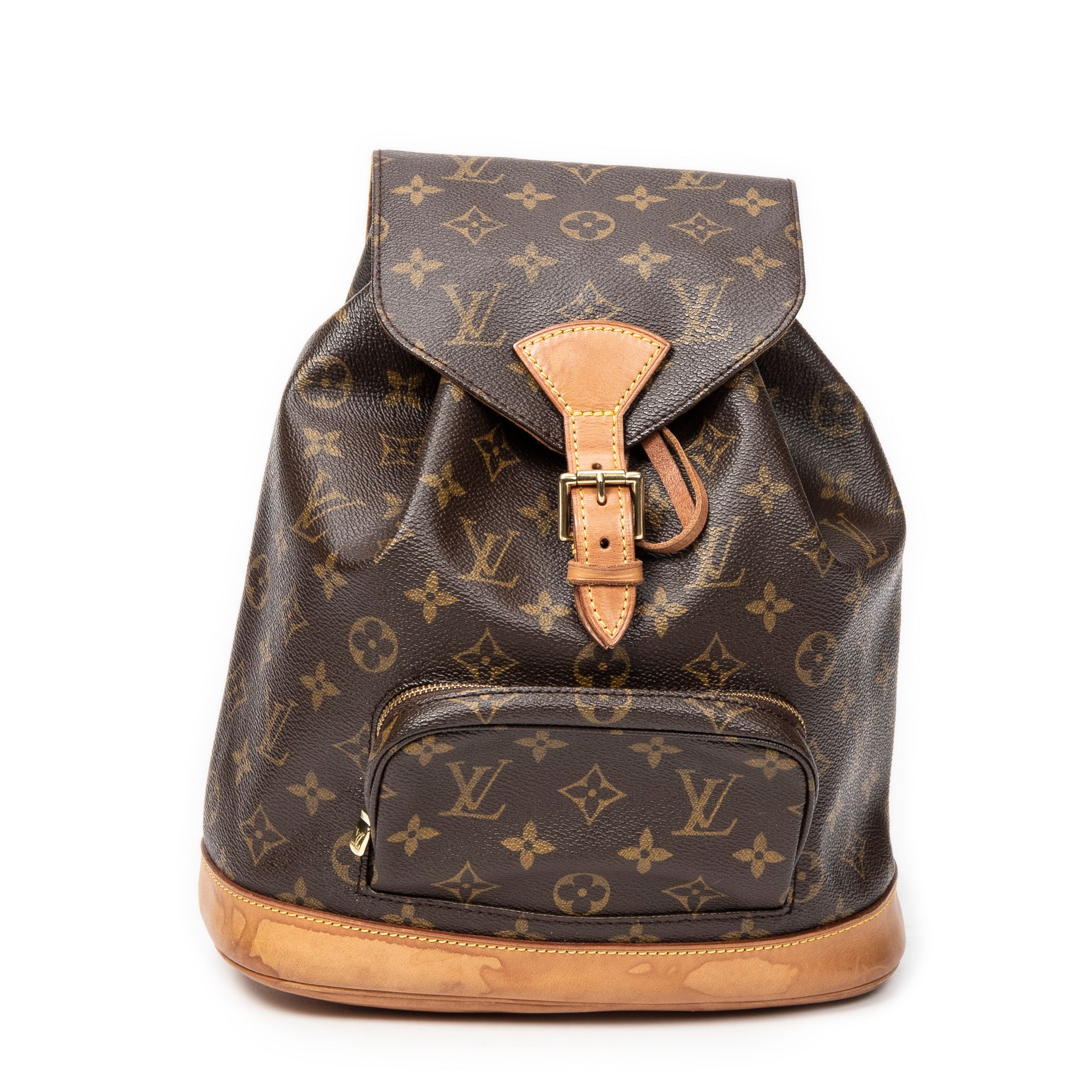 Montsouris MM Brown Monogram Canvas Golden Brass — view 2