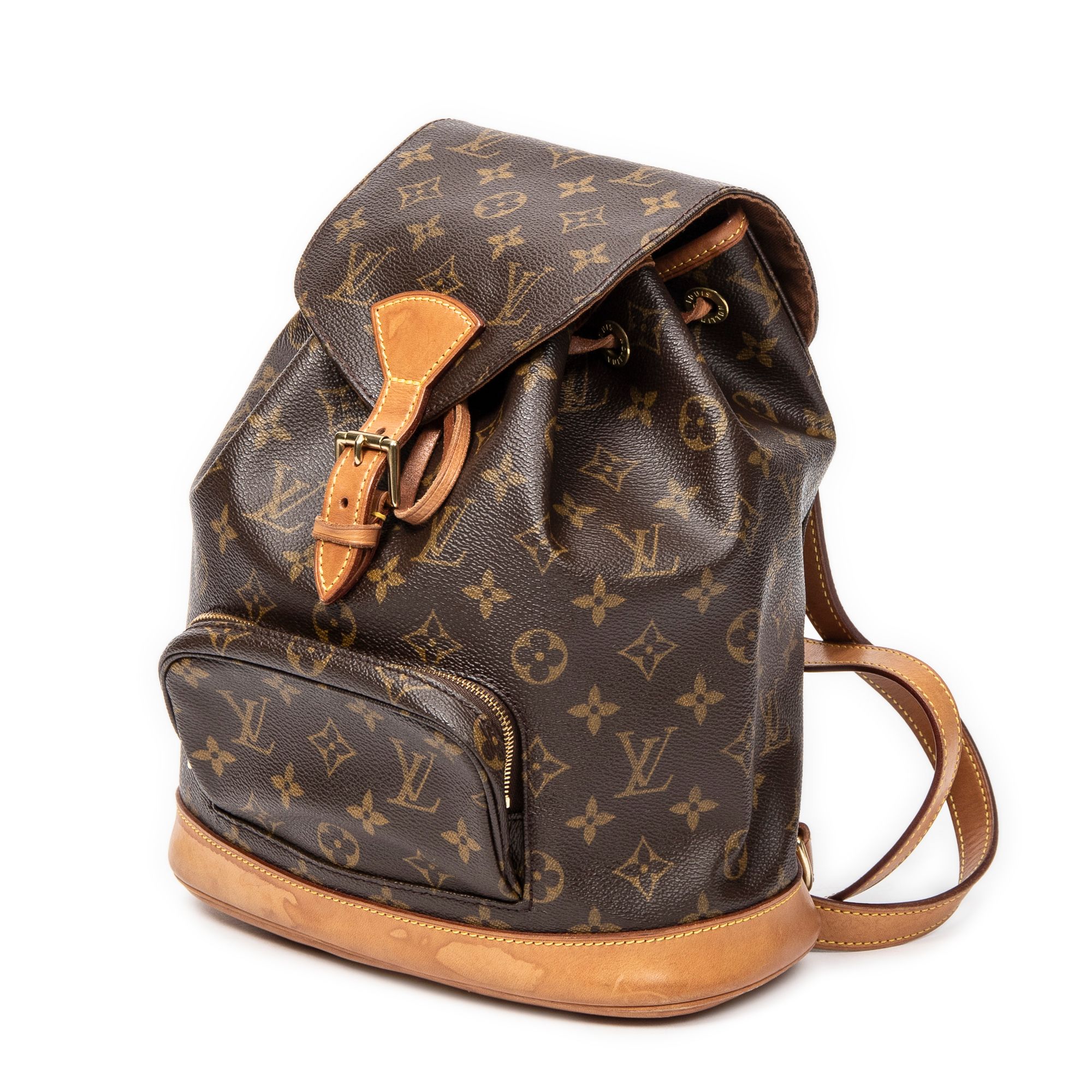 Montsouris MM Brown Monogram Canvas Golden Brass — view 3