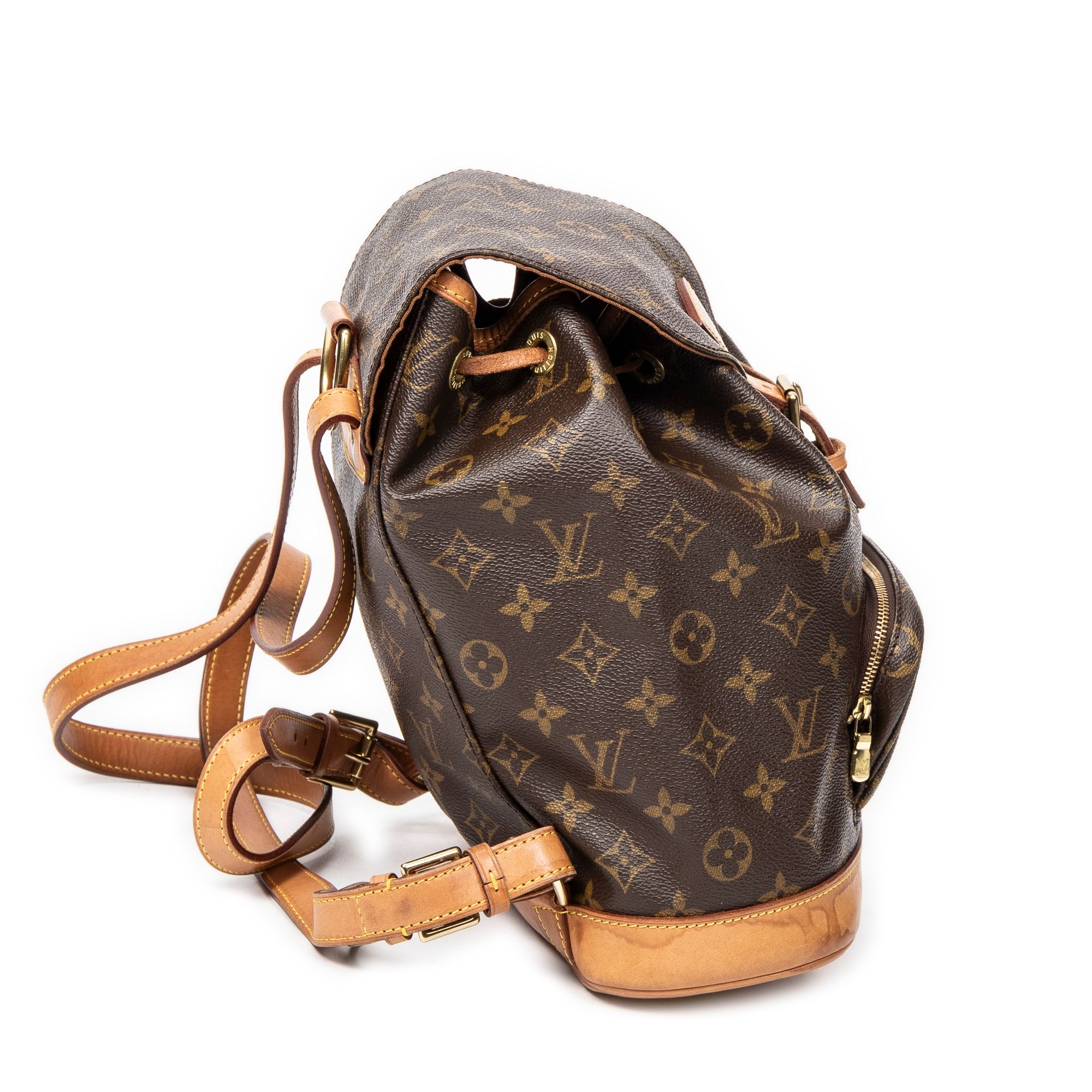 Montsouris MM Brown Monogram Canvas Golden Brass — view 5