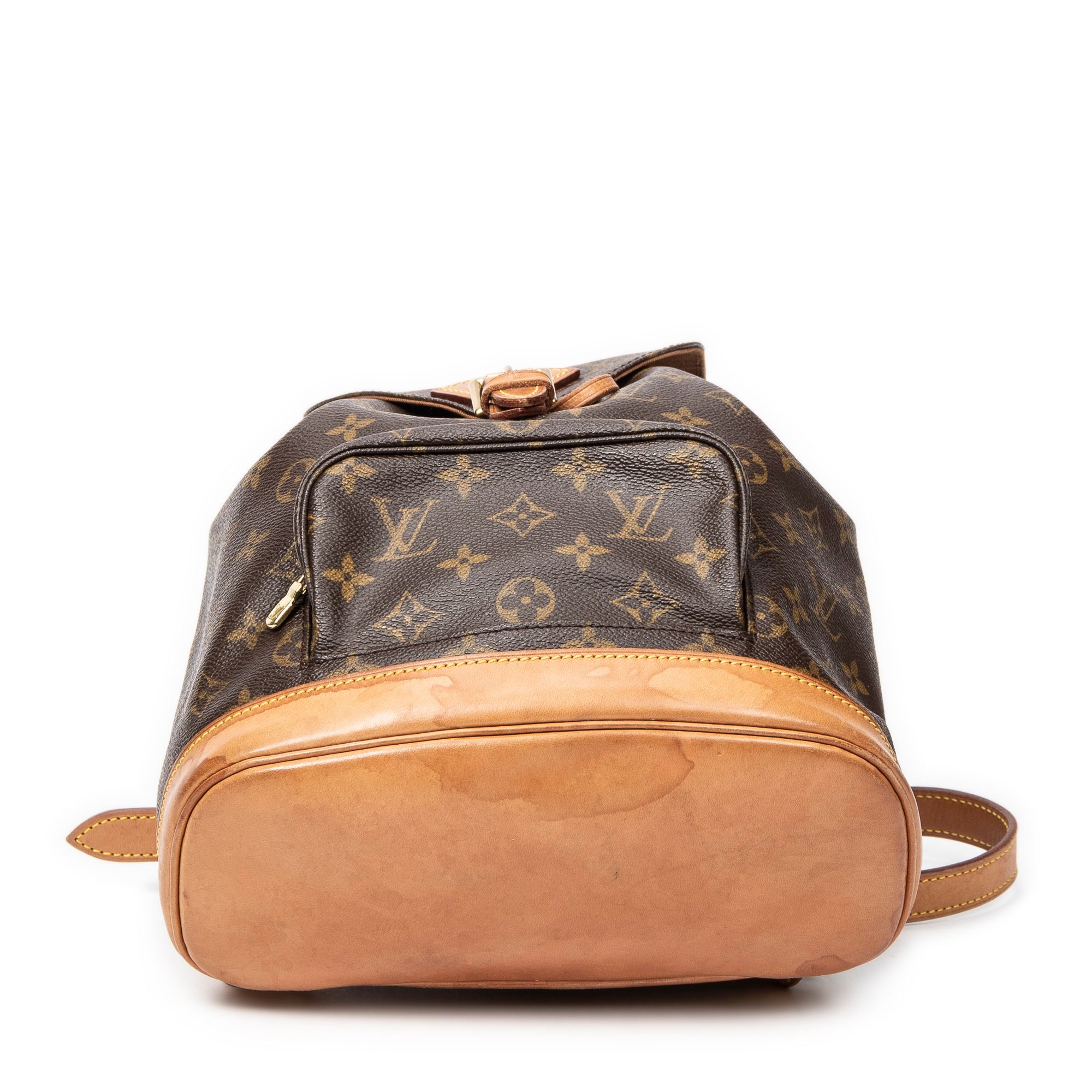 Montsouris MM Brown Monogram Canvas Golden Brass — view 7
