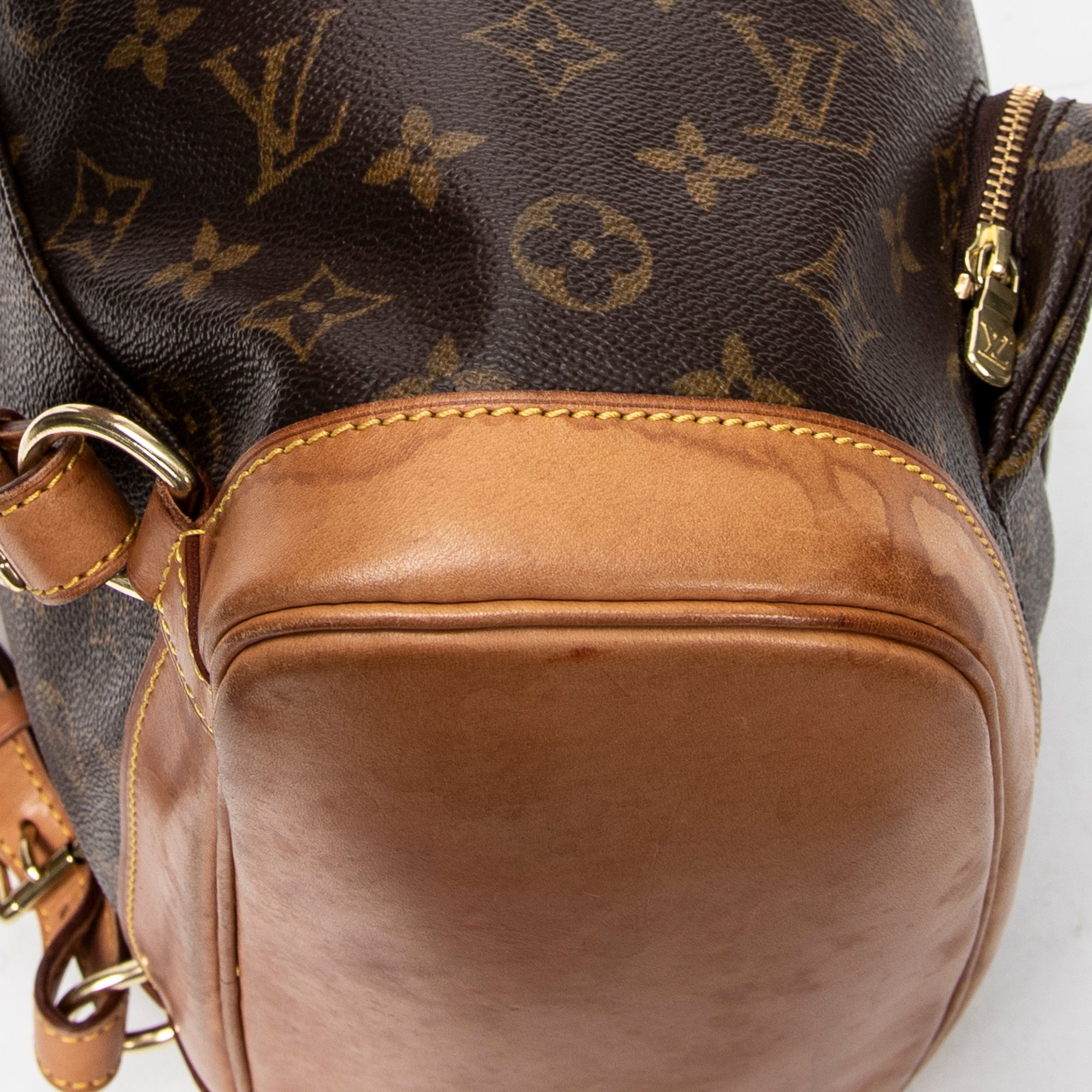 Montsouris MM Brown Monogram Canvas Golden Brass — view 8