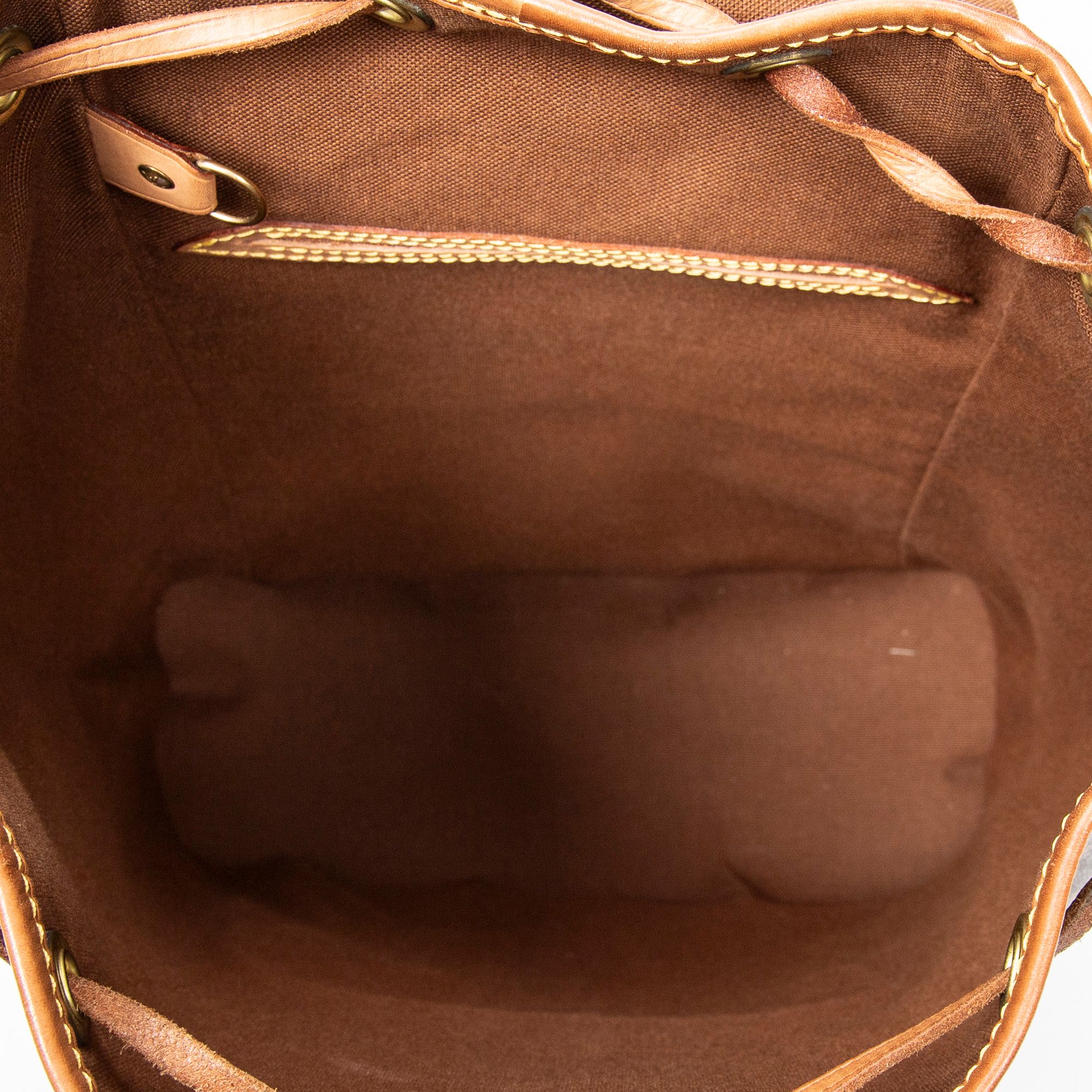 Montsouris MM Brown Monogram Canvas Golden Brass — view 10