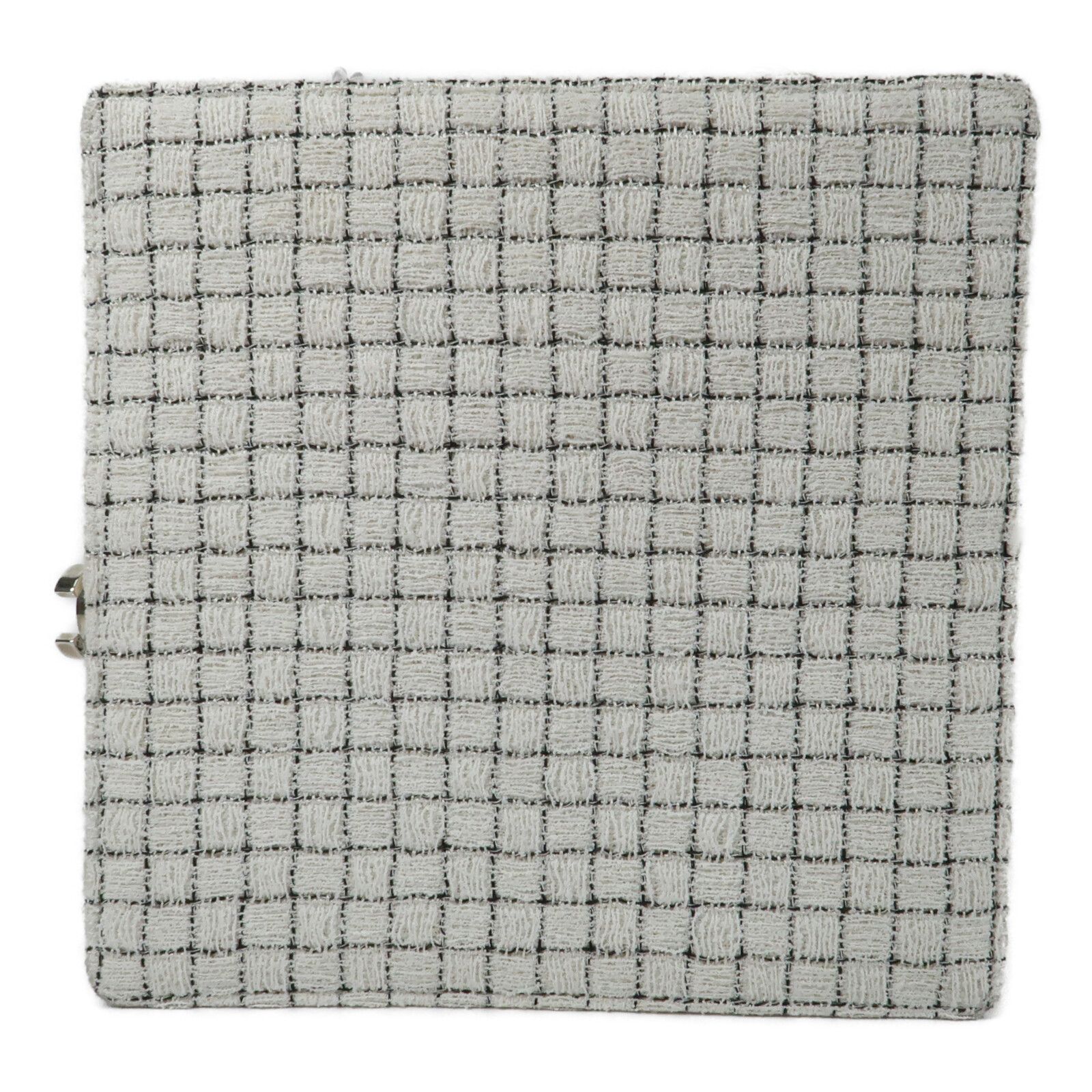 Tweed and Resin Zipped Shoulder Bag — view 2