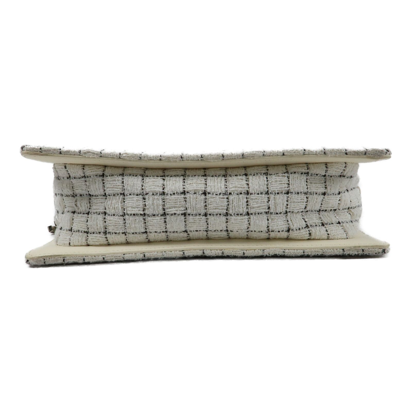 Tweed and Resin Zipped Shoulder Bag — view 4
