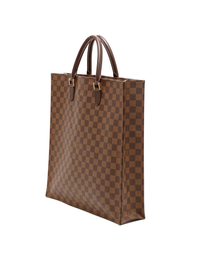 Damier Ebene Sac Plat Bag — view 4
