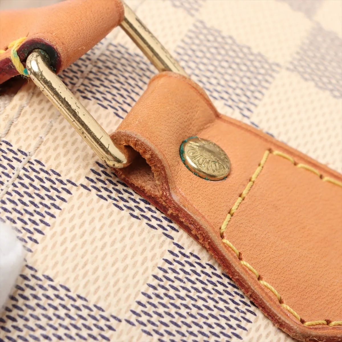 Damier Azur Speedy 30 w/Lock & 2 Keys — view 10