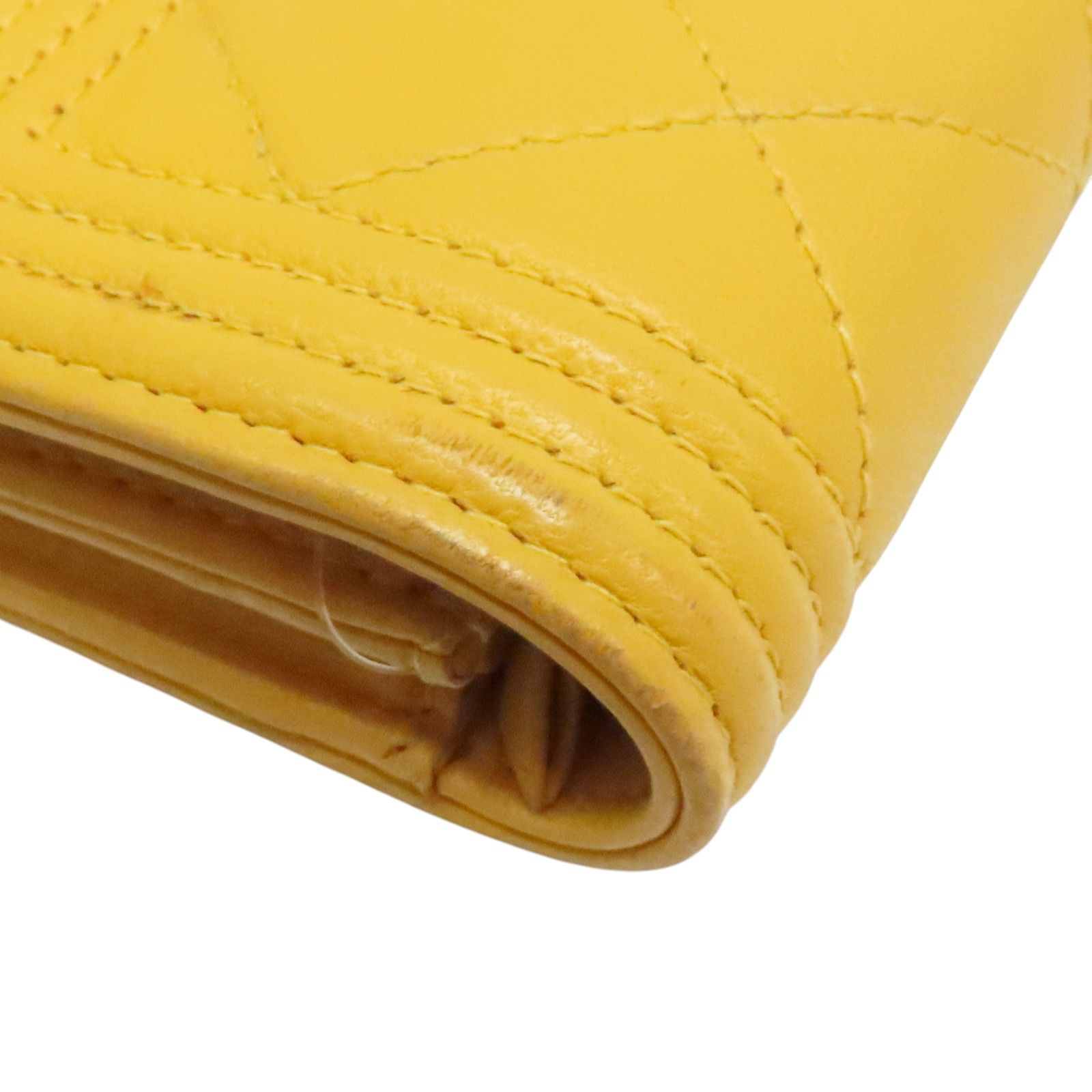 Lambskin Boy Flap Long Wallet (No Card) — view 7