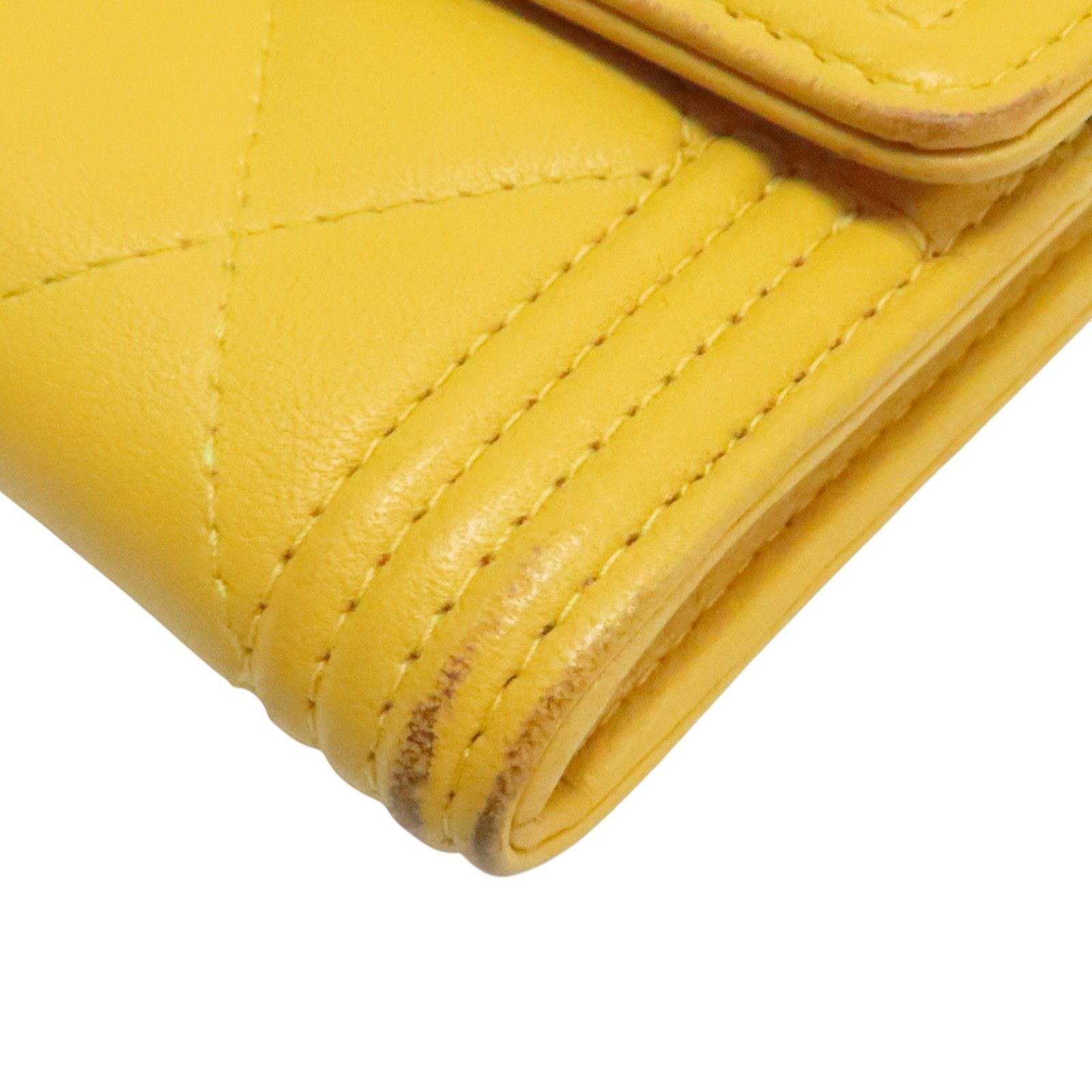 Lambskin Boy Flap Long Wallet (No Card) — view 8