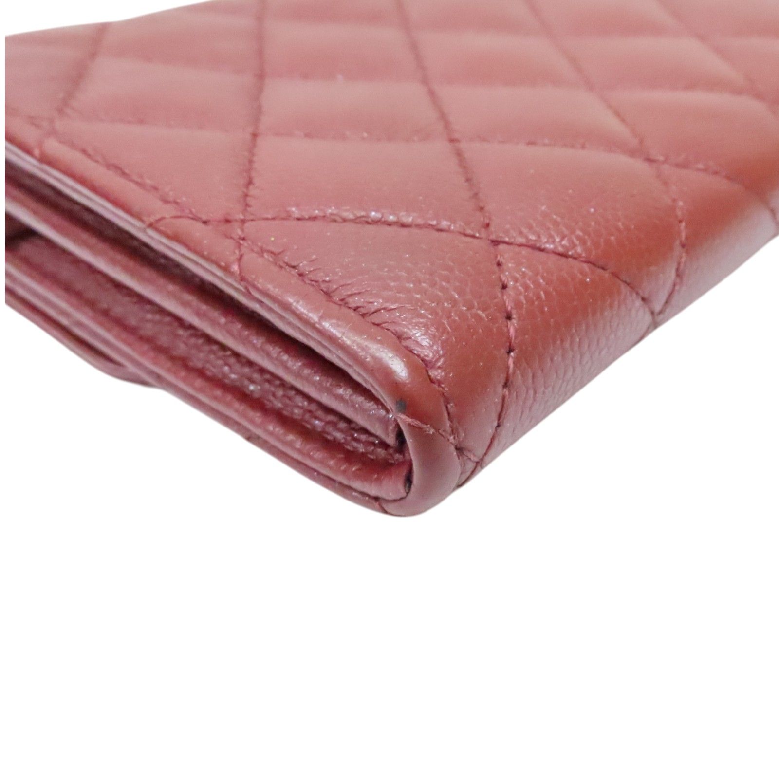 Quilted Caviar Classic Flap Card Case Wallet — view 10