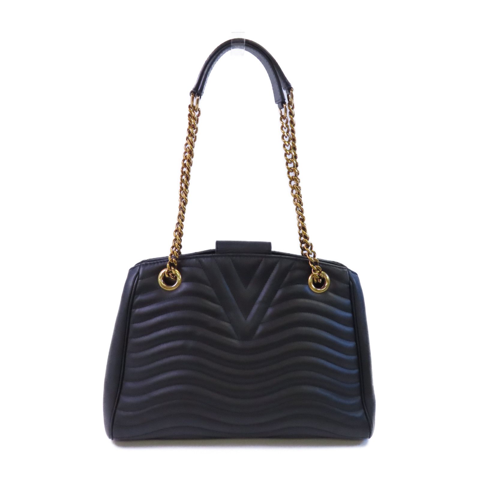 New Wave Chain Tote, Calf Leather Quilted — view 2