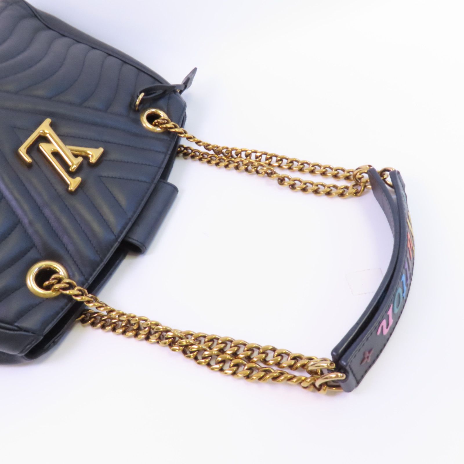New Wave Chain Tote, Calf Leather Quilted — view 6