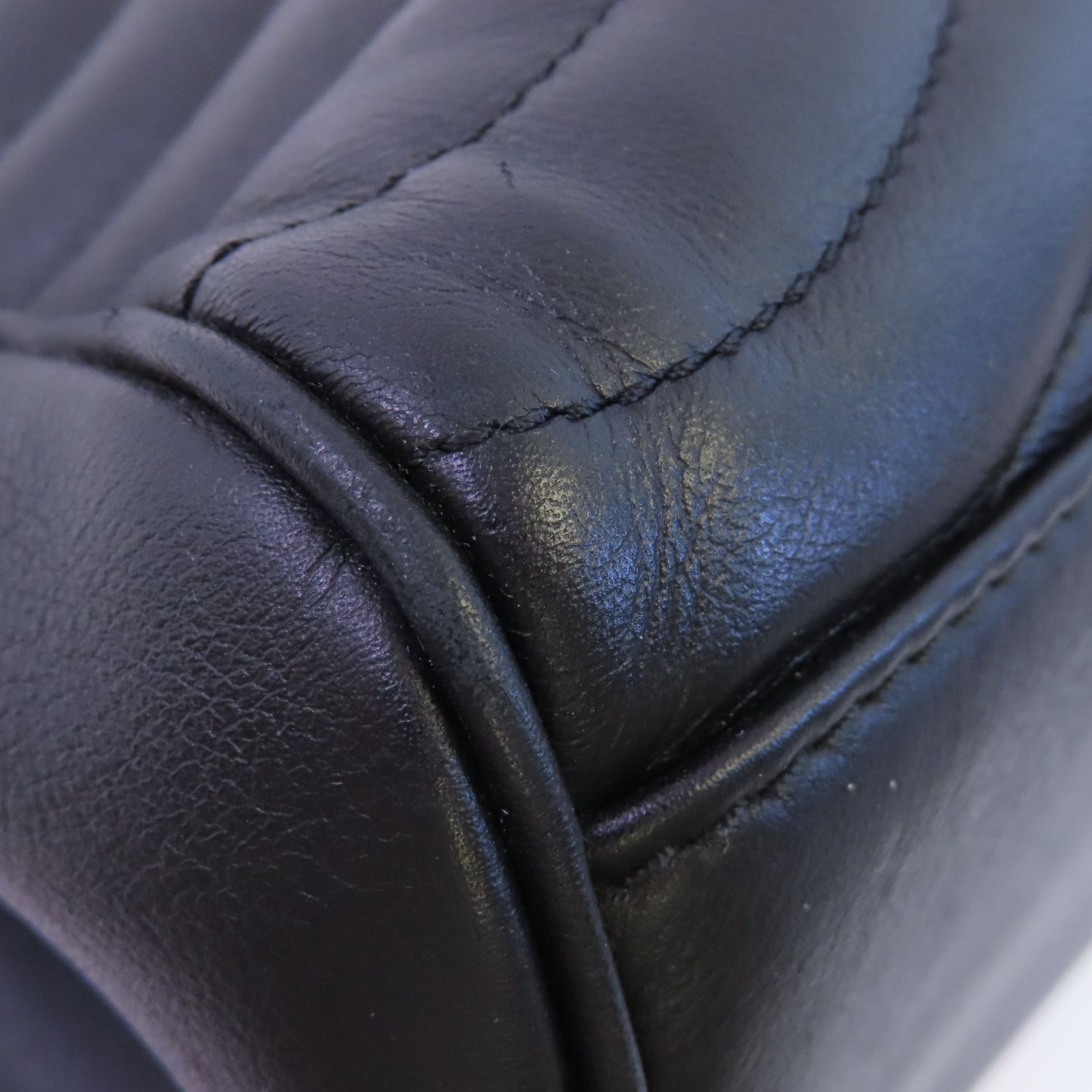 New Wave Chain Tote, Calf Leather Quilted — view 7