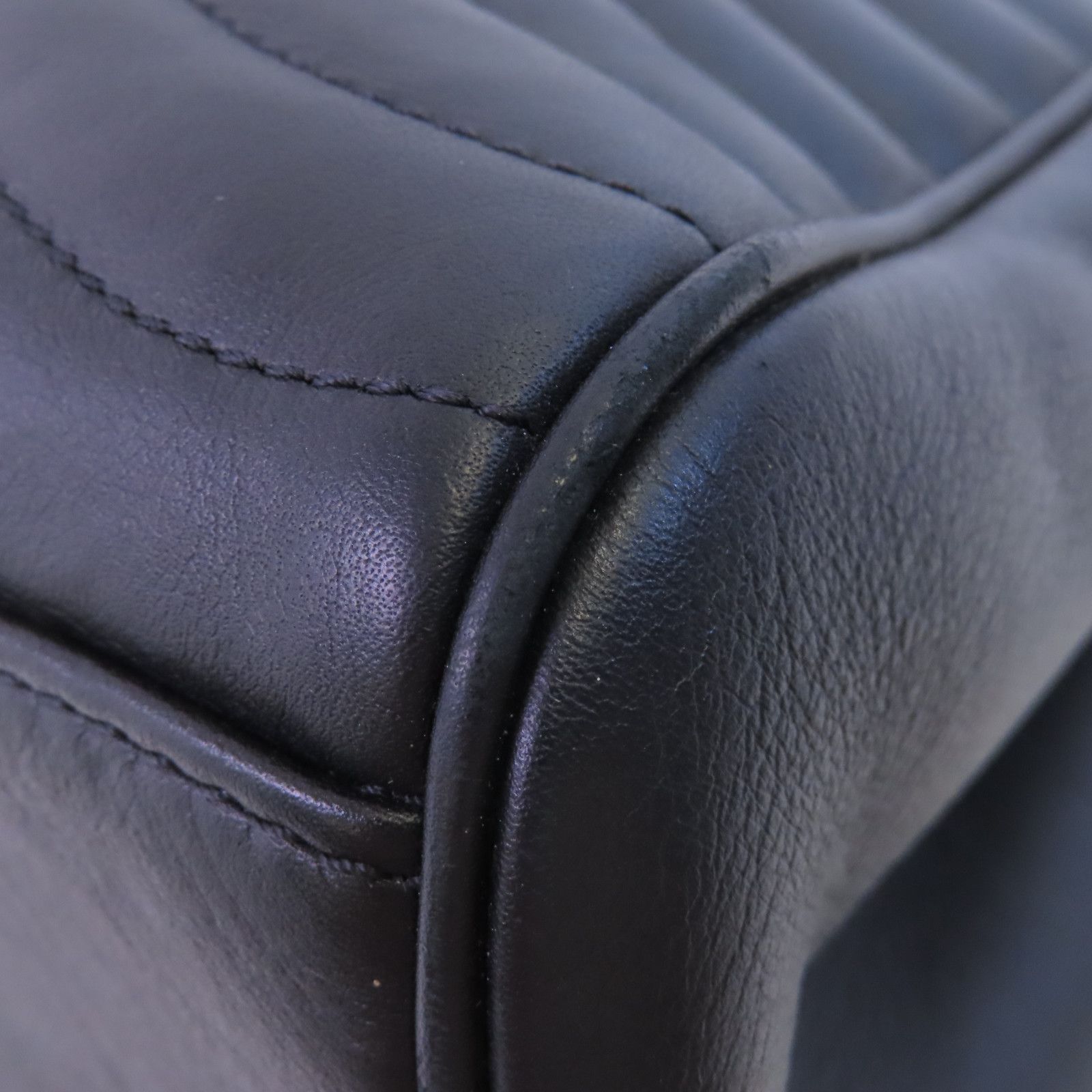 New Wave Chain Tote, Calf Leather Quilted — view 8