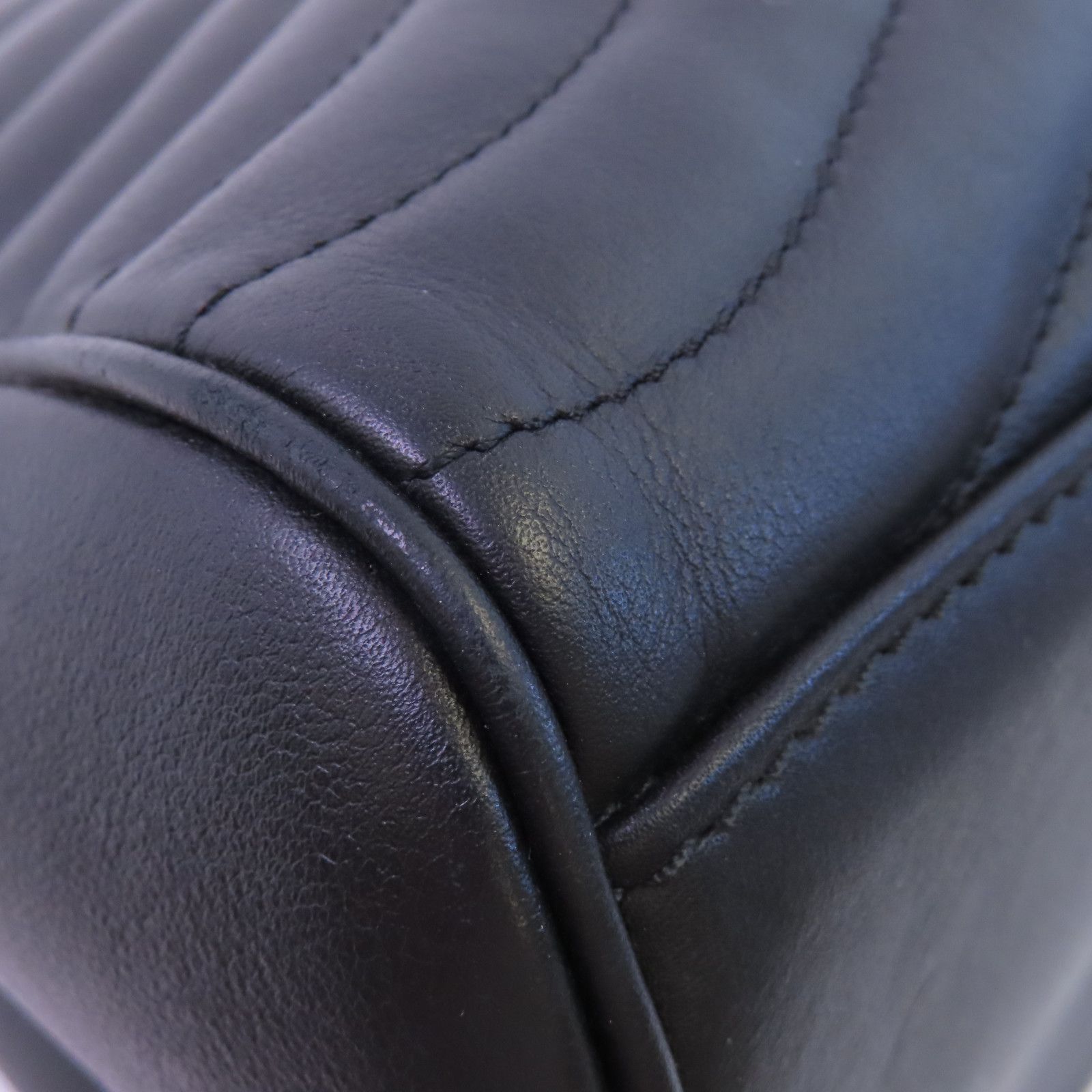 New Wave Chain Tote, Calf Leather Quilted — view 9