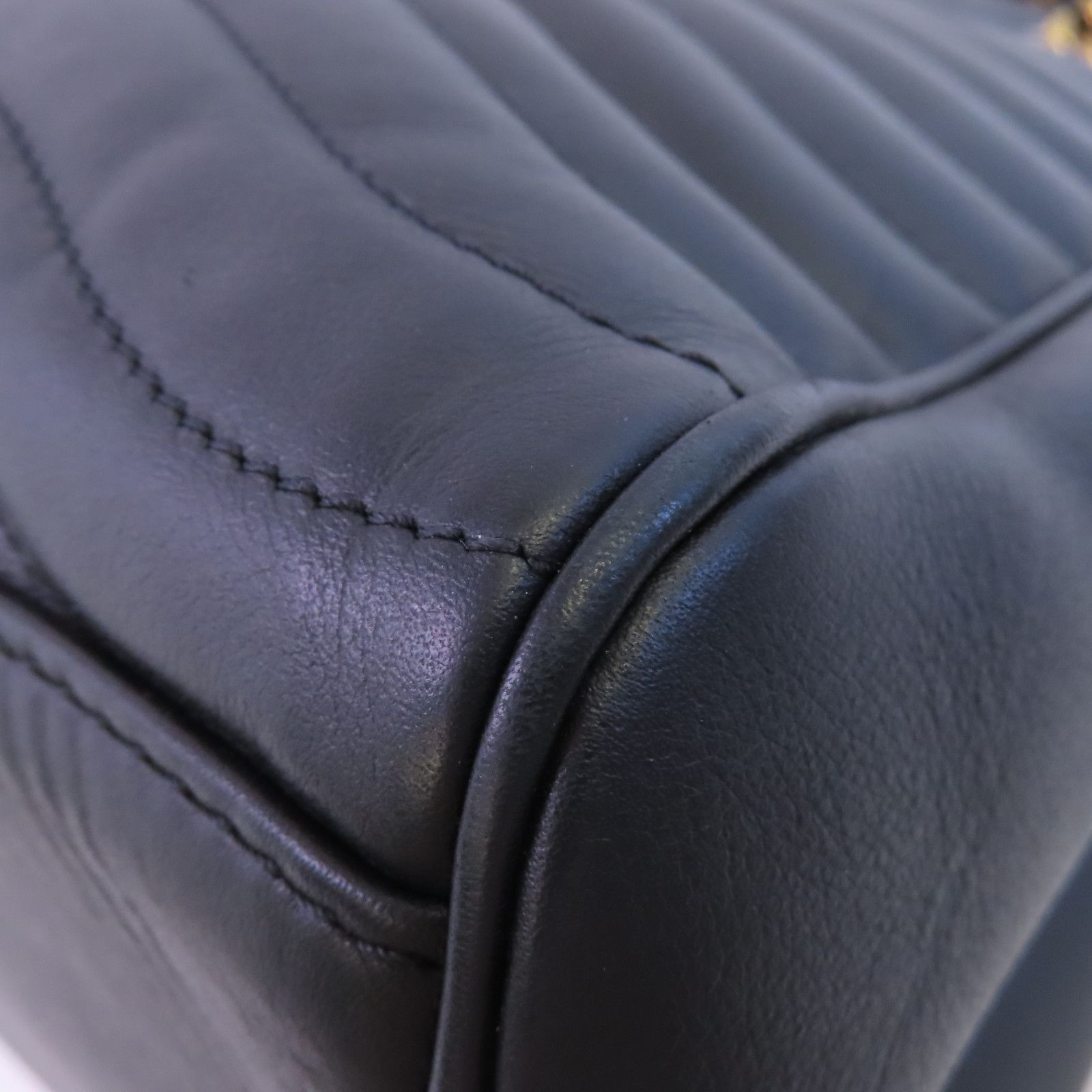 New Wave Chain Tote, Calf Leather Quilted — view 10